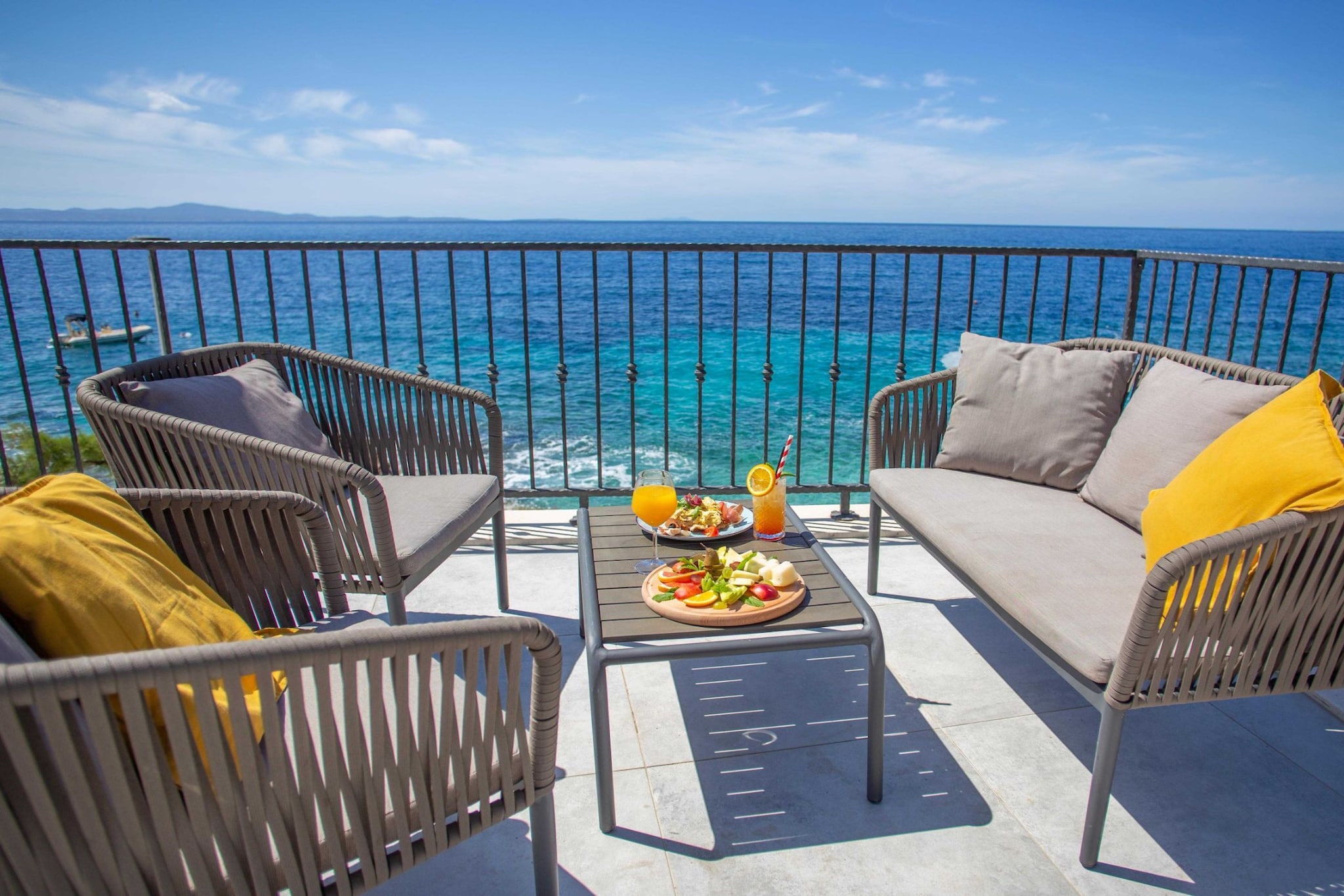 Sunlit Shores Beach Villa with Pool, Gym and Sauna - Three Bedroom Villa with Pool-Terrace