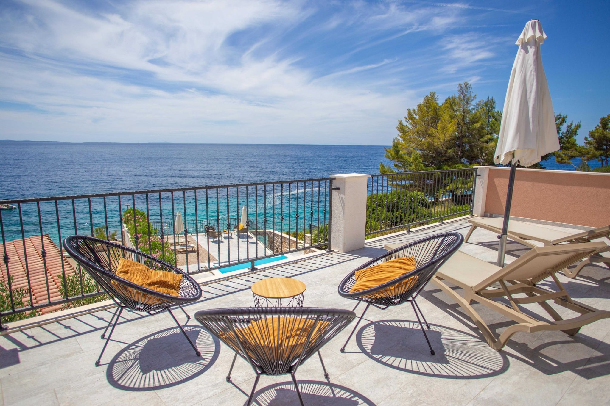Sunlit Shores Beach Villa with Pool, Gym and Sauna - Three Bedroom Villa with Pool-Terrace