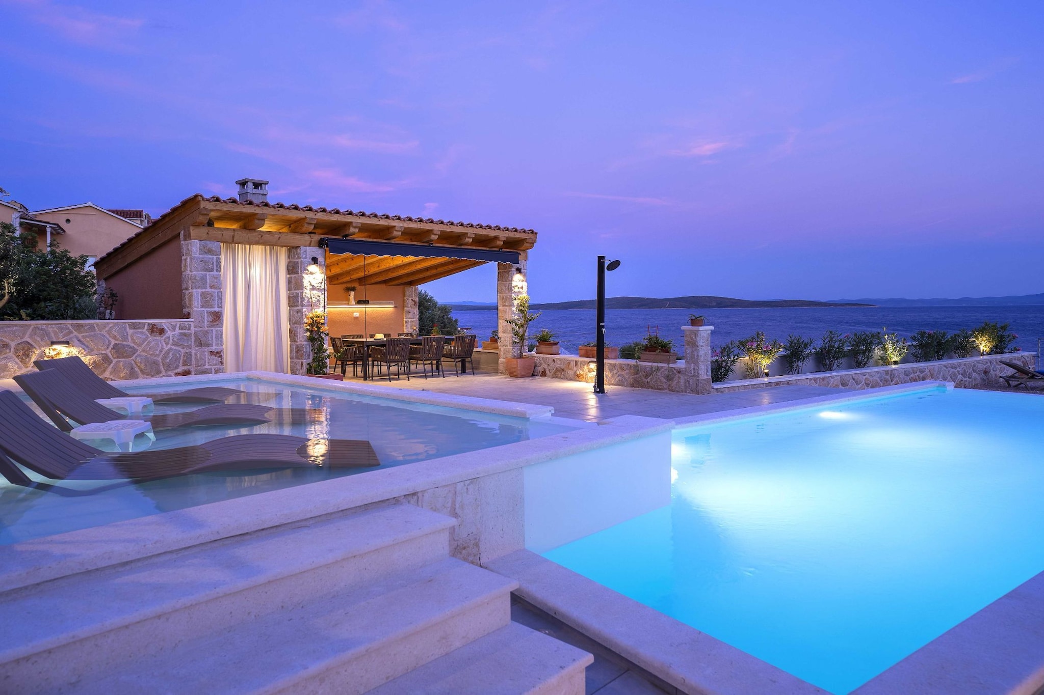 Sunlit Shores Beach Villa with Pool, Gym and Sauna - Three Bedroom Villa with Pool-Pool