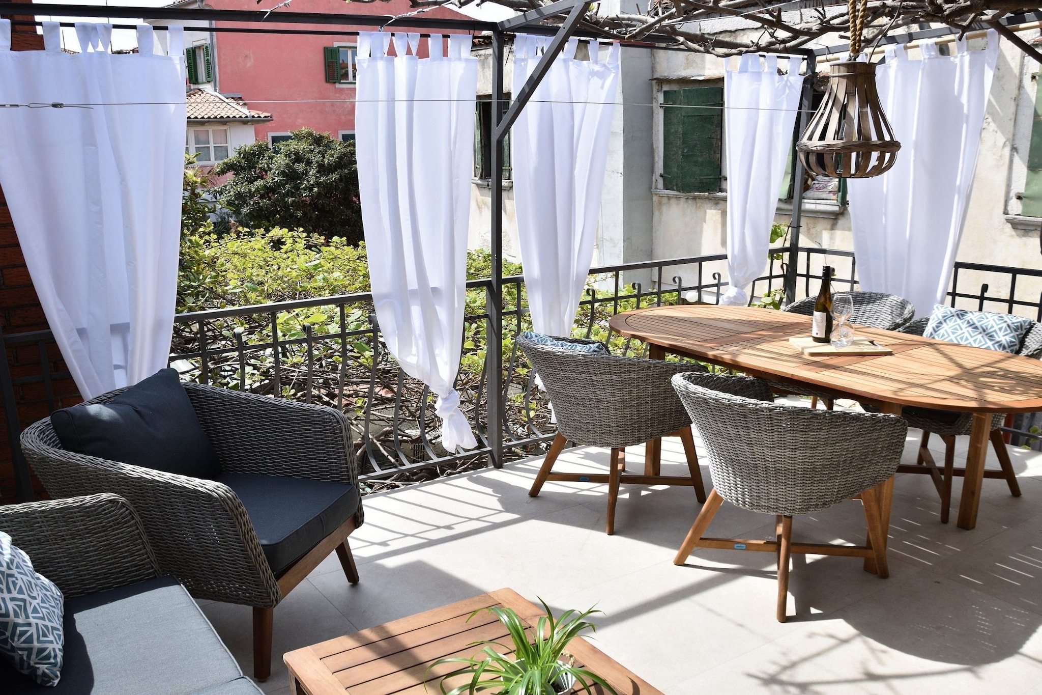 Old Town Rovinj Hidden Residence with Terrace - One Bedroom Apartment with Terrace-Außenbereich