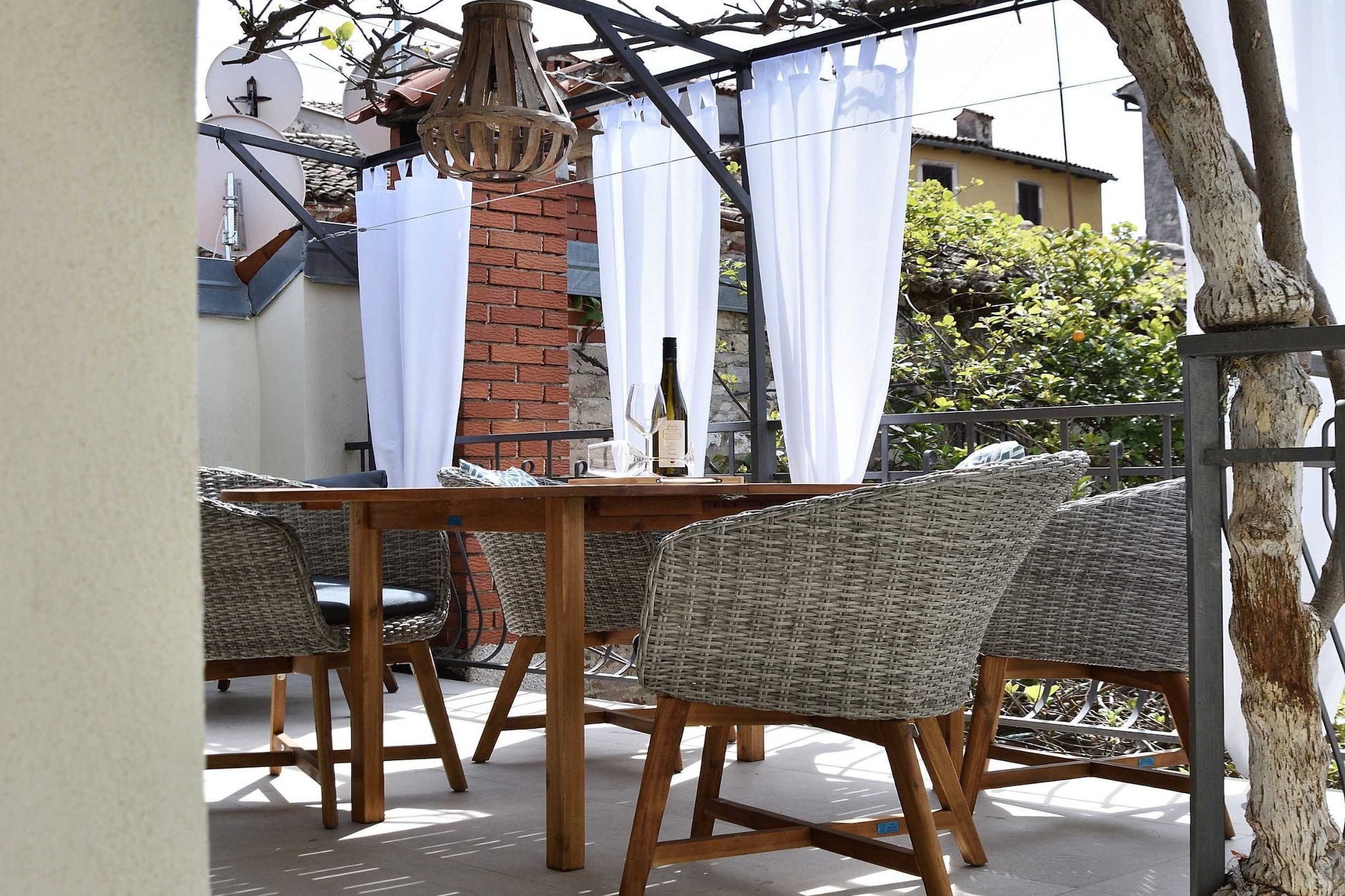 Old Town Rovinj Hidden Residence with Terrace - One Bedroom Apartment with Terrace-Außenbereich