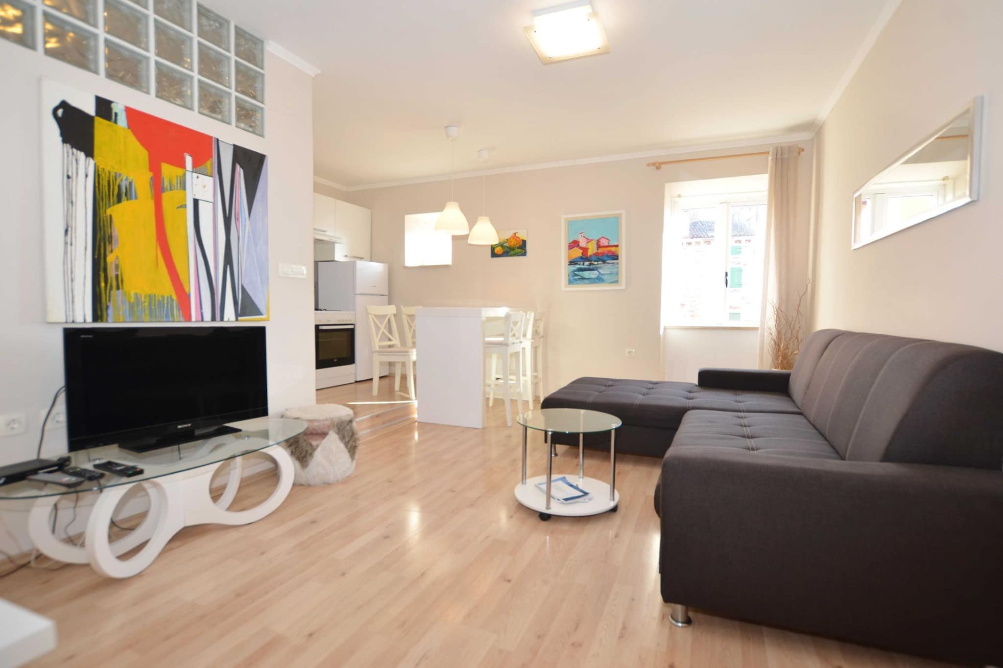 Seaside Charm Apartment in Rovinj-Living room