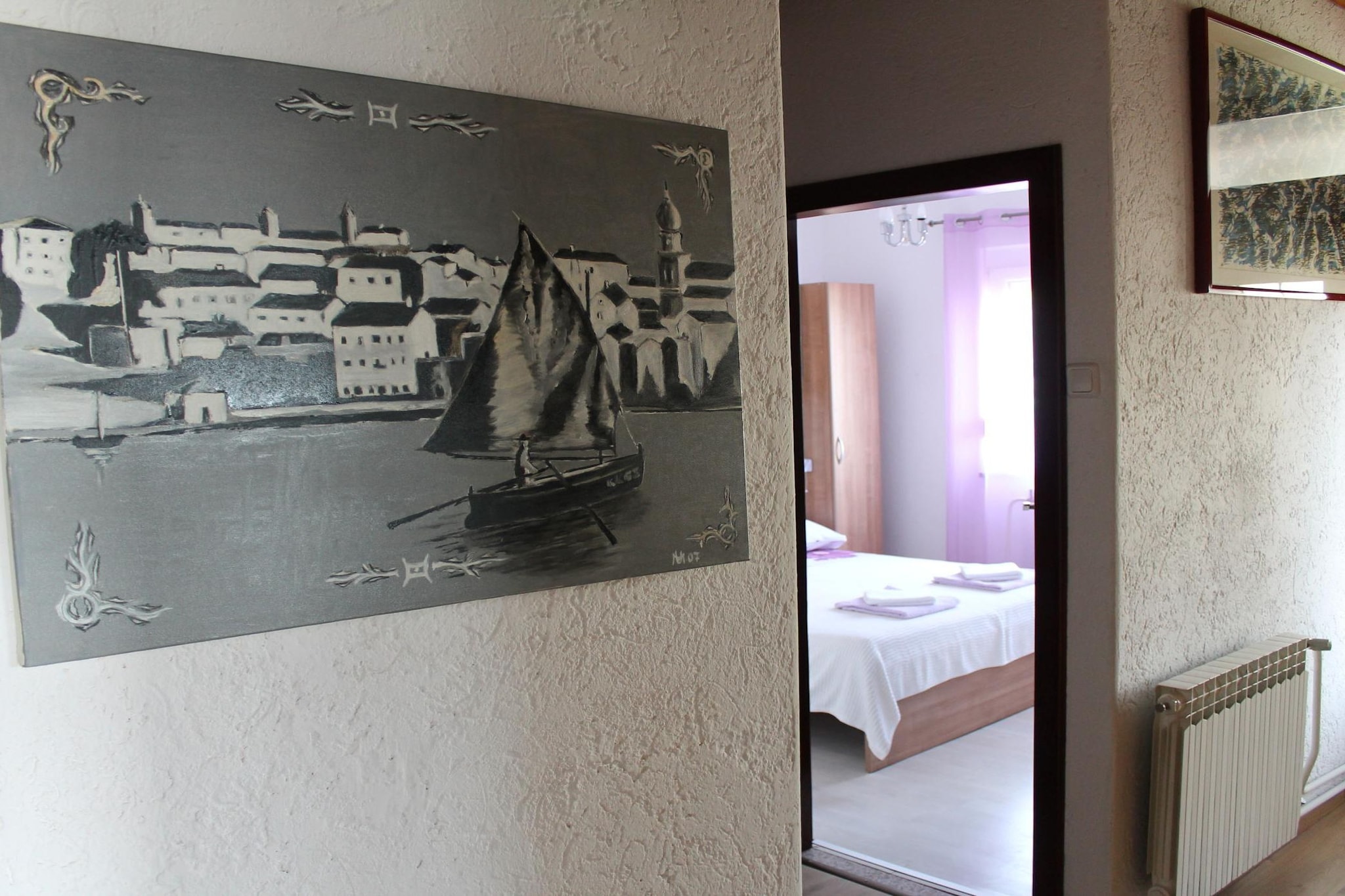 Serene Sea View Krk Apartment with Balcony - Two Bedroom Apartment with Sea View and Balcony-Binnen