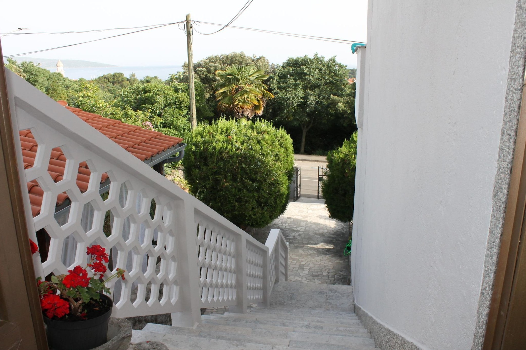 Serene Sea View Krk Apartment with Balcony - Two Bedroom Apartment with Sea View and Balcony-Trap