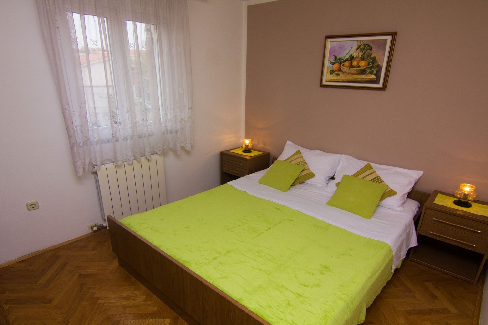Refined and Timeless Krk Apartment with Terrace - Two Bedroom Apartment with Terrace-Slaapkamer