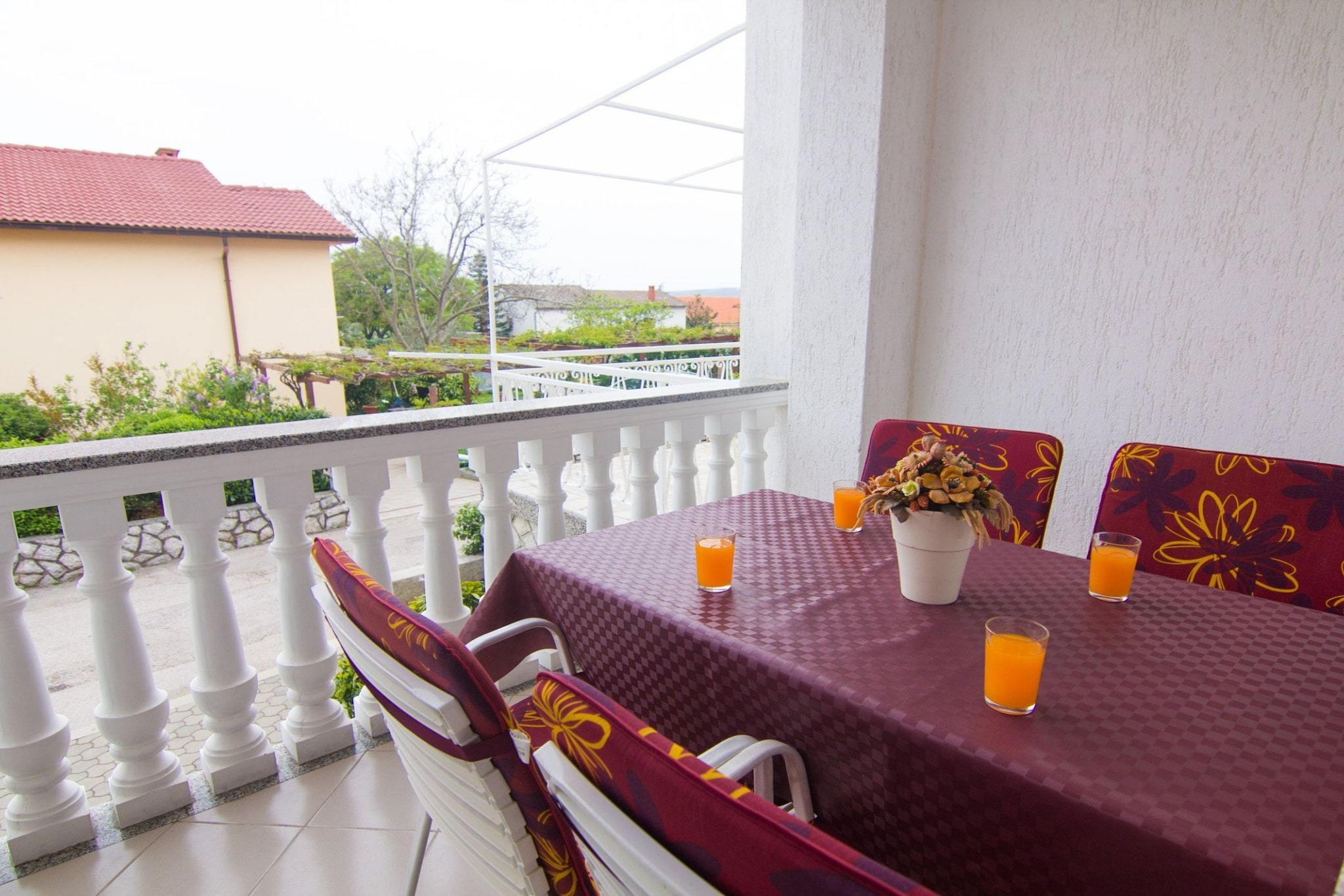 Refined and Timeless Krk Apartment with Terrace - Two Bedroom Apartment with Terrace-Terras