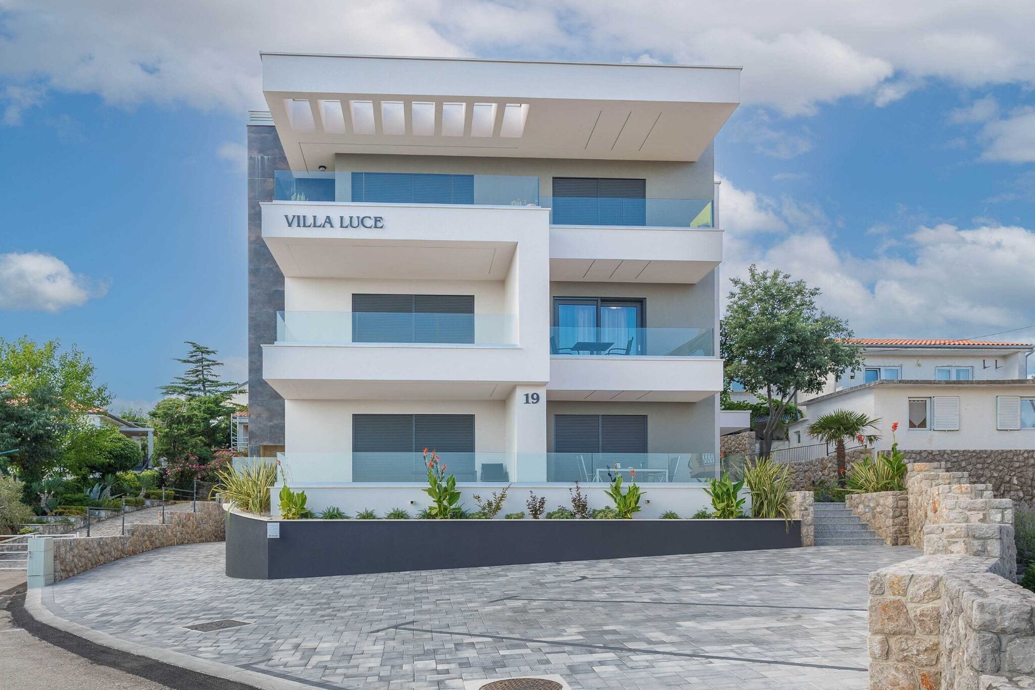 Luxury Beachfront Krk Apartments with Terrace - Studio Apartment with Terrace-Outdoor