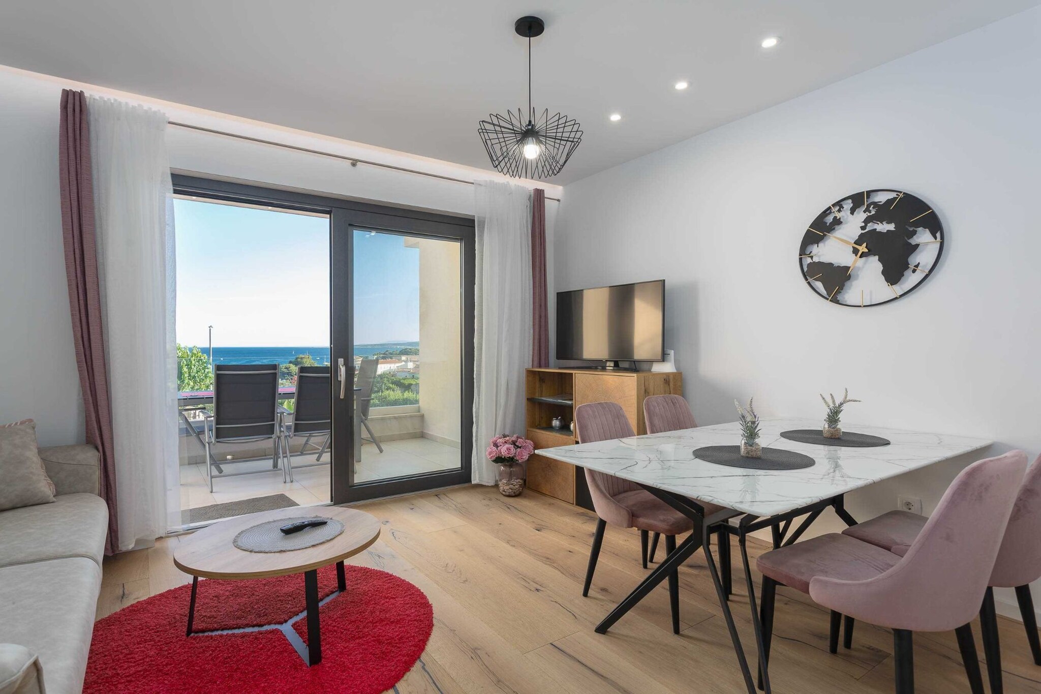 Luxury Beachfront Krk Apartments with Terrace - Studio Apartment with Terrace