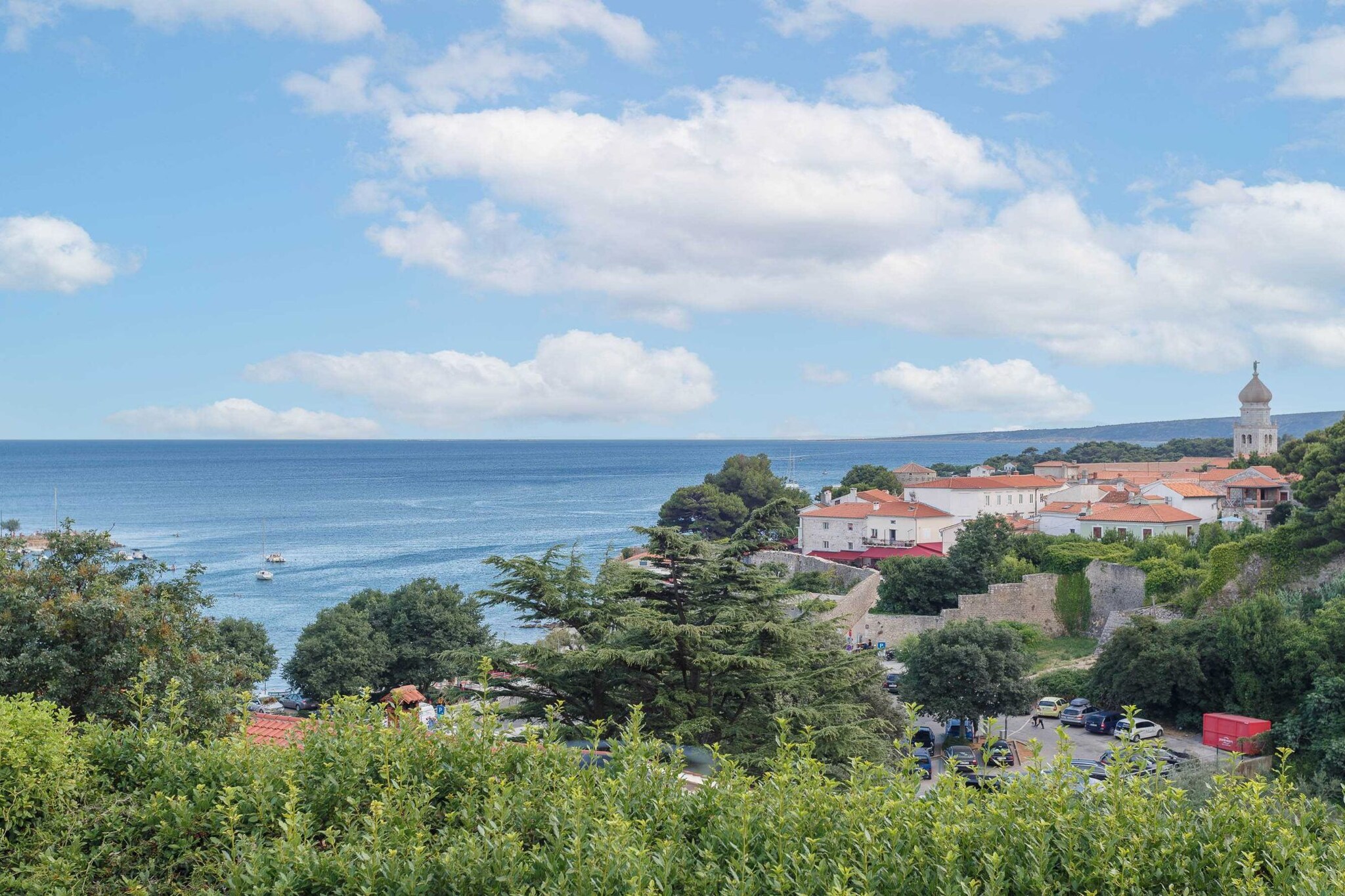 Luxury Beachfront Krk Apartments with Terrace - Studio Apartment with Terrace-View