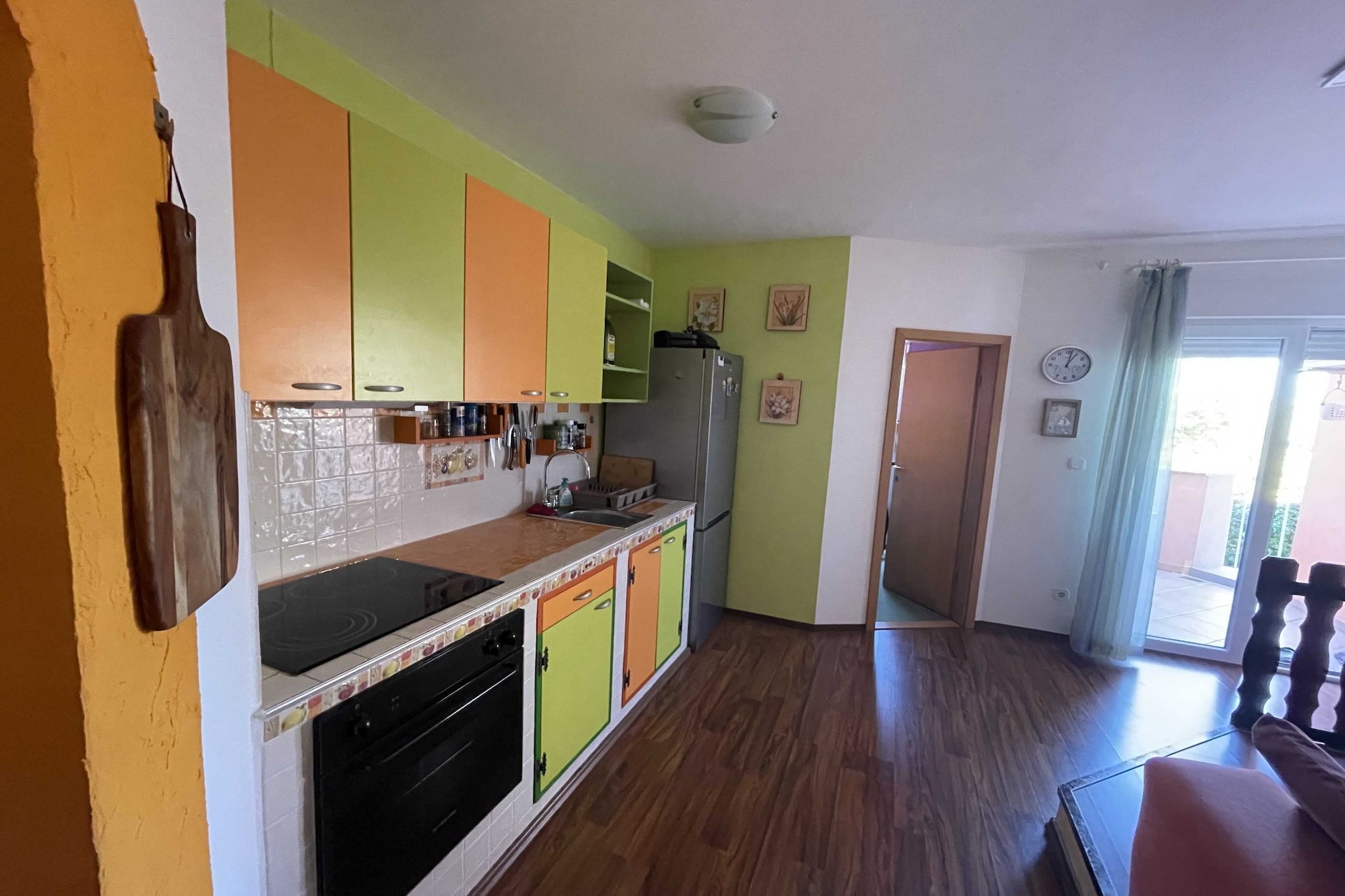 Classic and Modern Umag Apartment with Terrace and BBQ - Two Bedroom Apartment with Terrace-Kitchen