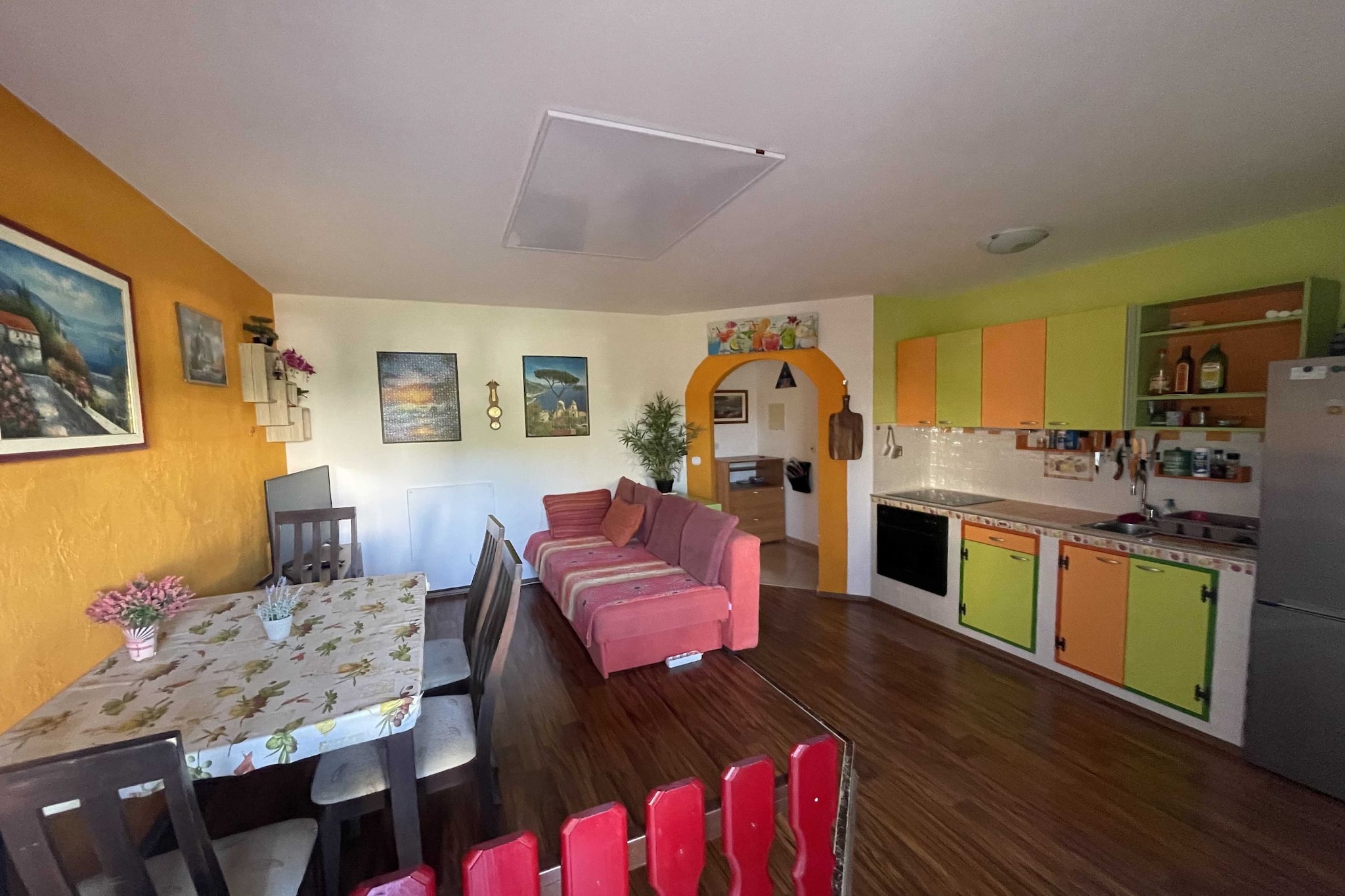Classic and Modern Umag Apartment with Terrace and BBQ - Two Bedroom Apartment with Terrace-Kitchen