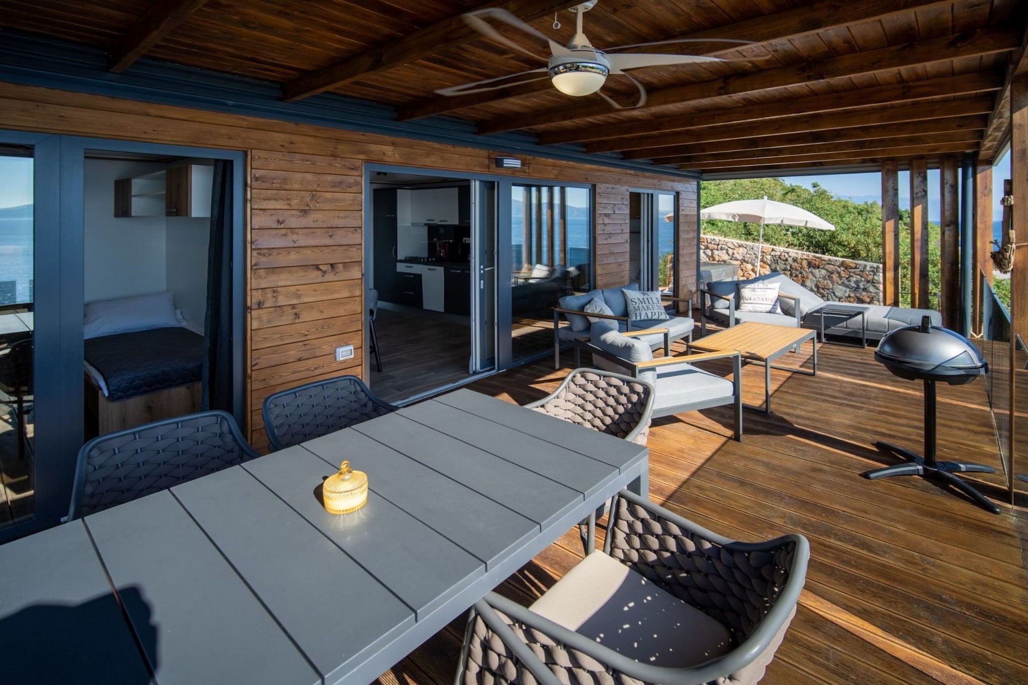 Seaside Deluxe Escape at Klenovica Camping - Two Bedroom Mobile Home with Hot-Tub  (owner 419)