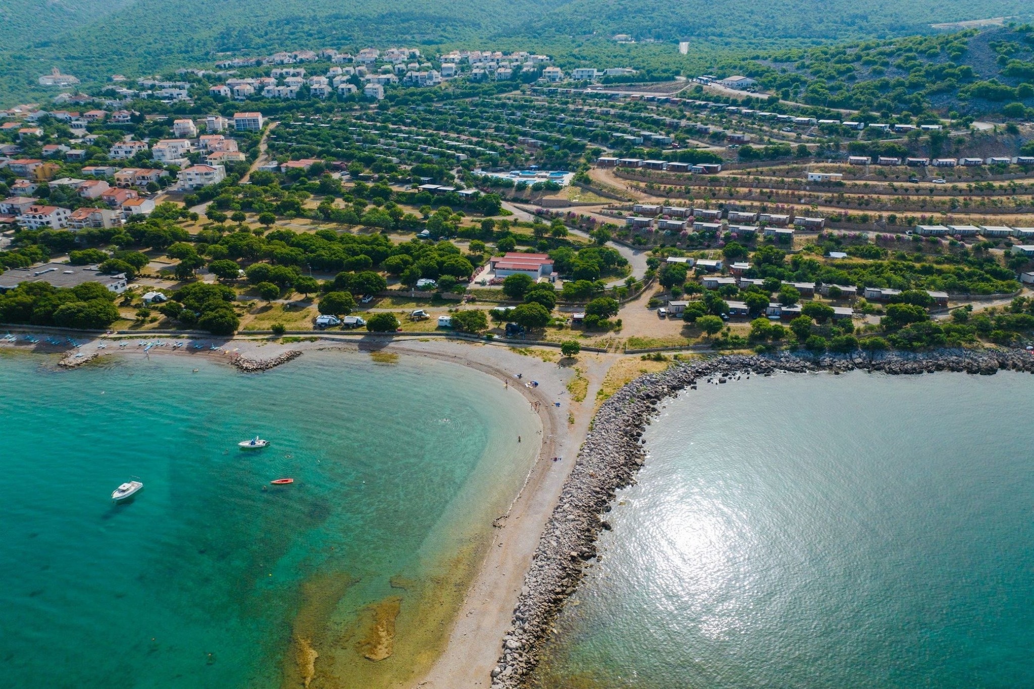 Seaside Deluxe Escape at Klenovica Camping - Two Bedroom Mobile Home with Hot-Tub  (owner 419)-Aussicht
