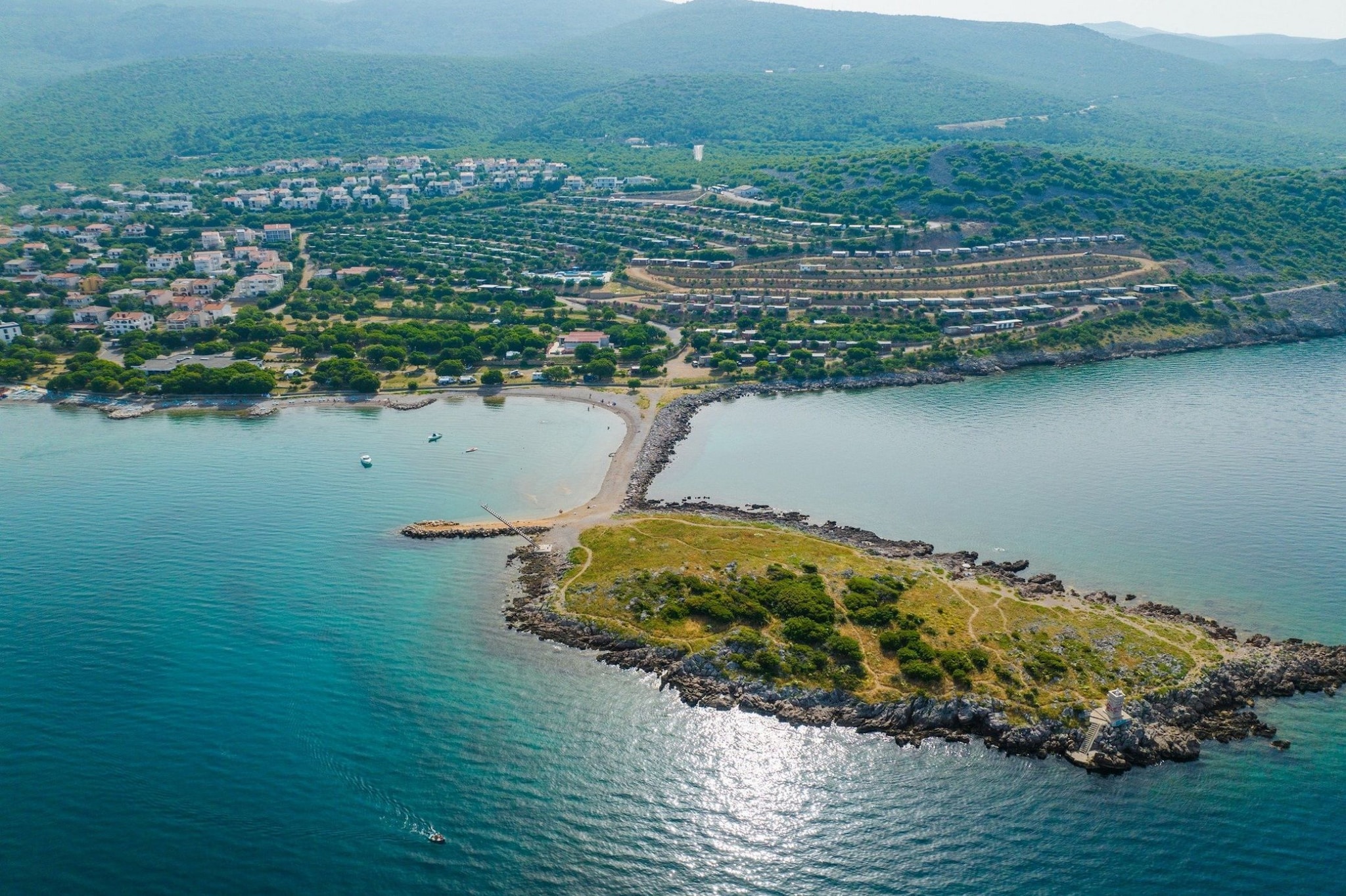 Seaside Deluxe Escape at Klenovica Camping - Two Bedroom Mobile Home with Hot-Tub  (owner 419)-Aussicht