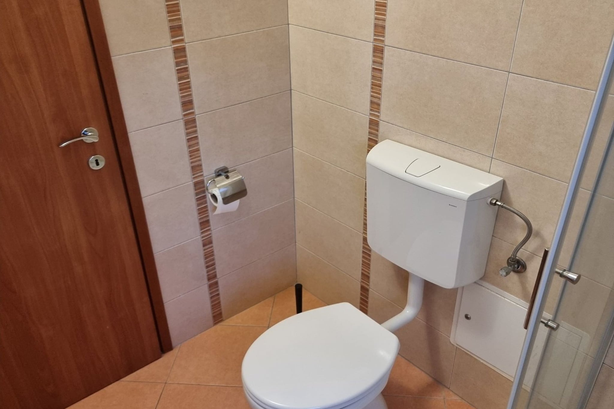 Modern and Bright Fazana Apartment with Balcony and Sea View - One Bedroom Apartment with Balcony and Sea View-Badkamer
