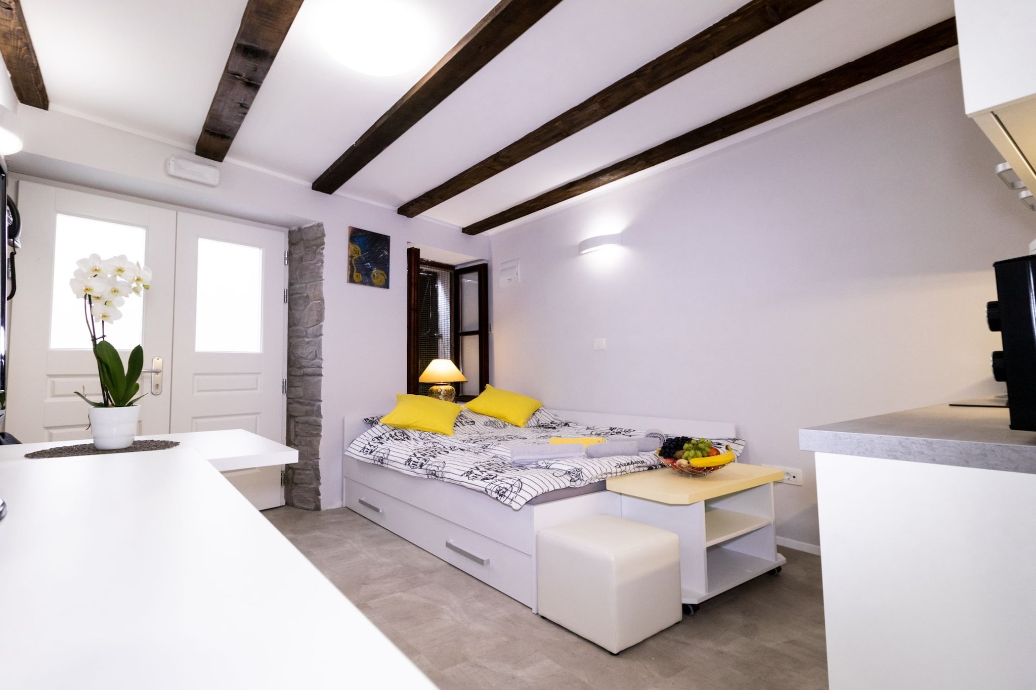 Piran Downtown Chic and Cozy Apartments - Classic One Bedroom Apartment (owner 1.V)-Slaapkamer