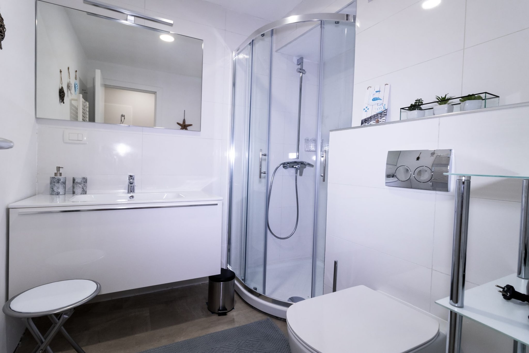 Piran Downtown Chic and Cozy Apartments - Classic One Bedroom Apartment (owner 1.V)-Badkamer