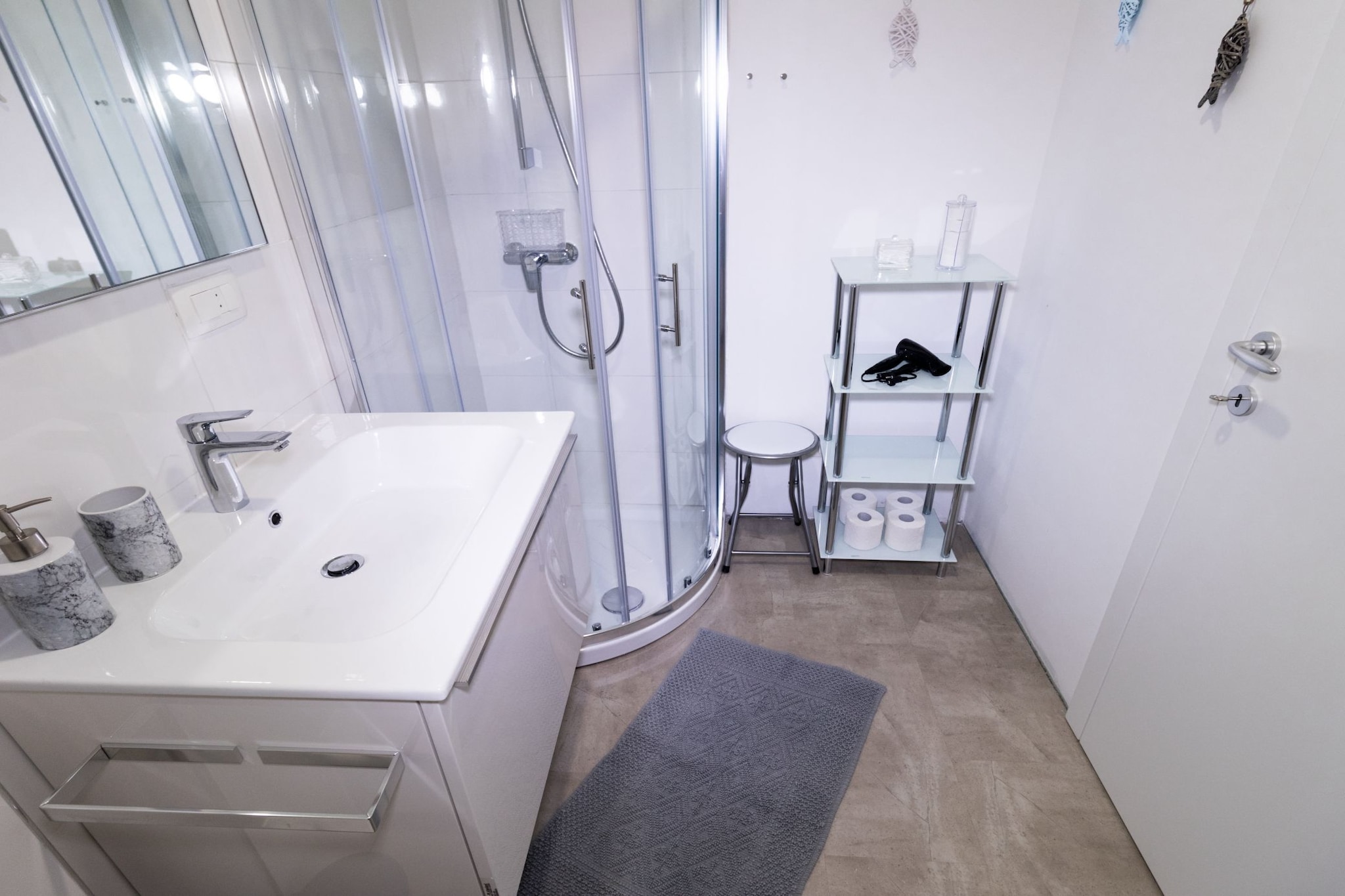 Piran Downtown Chic and Cozy Apartments - Standard One Bedroom Apartment (owner 3.S)-Badkamer