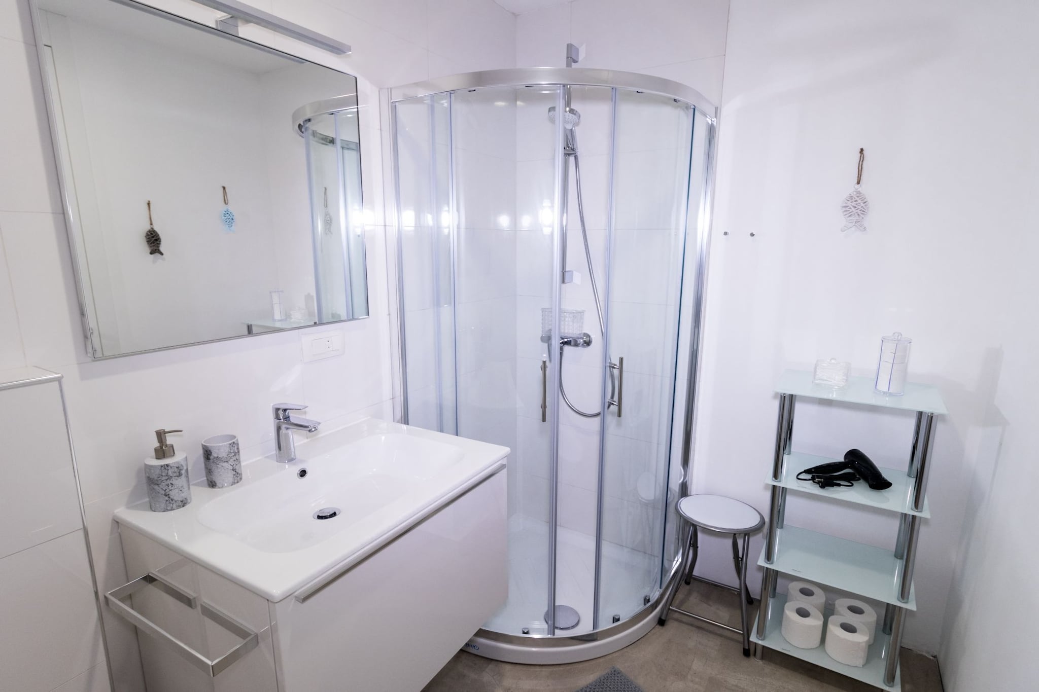 Piran Downtown Chic and Cozy Apartments - Standard One Bedroom Apartment (owner 3.S)-Badkamer