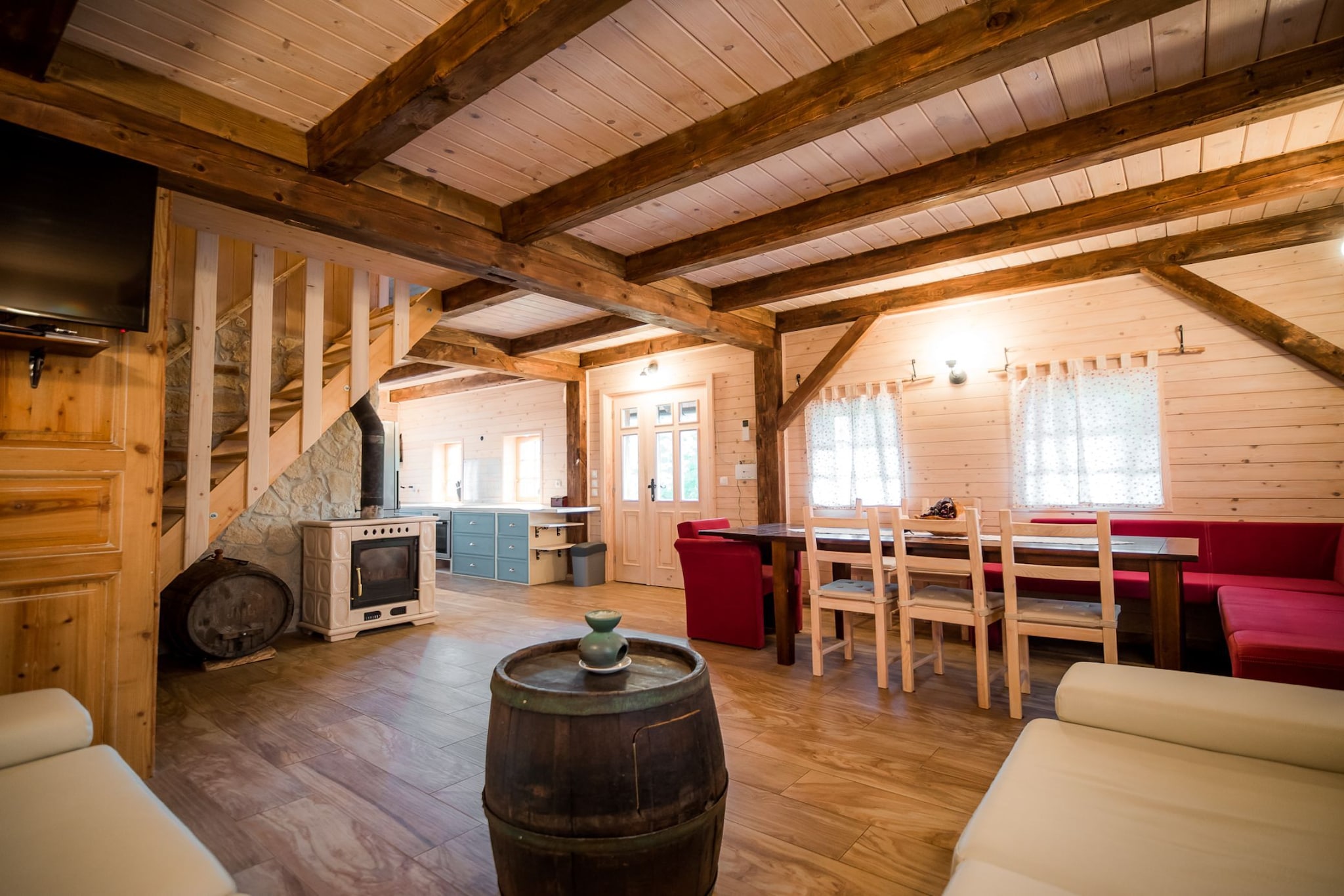 Serene Rustic Haven Holiday Home with Sauna - Two Bedroom Holiday Home with Sauna