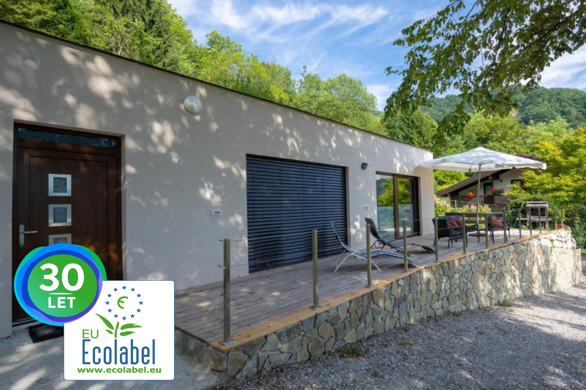 Peaceful Oasis in Nature Holiday Home with Terrace and Sauna - Three Bedroom Holiday Home with Terrace and Sauna-Buitenlucht
