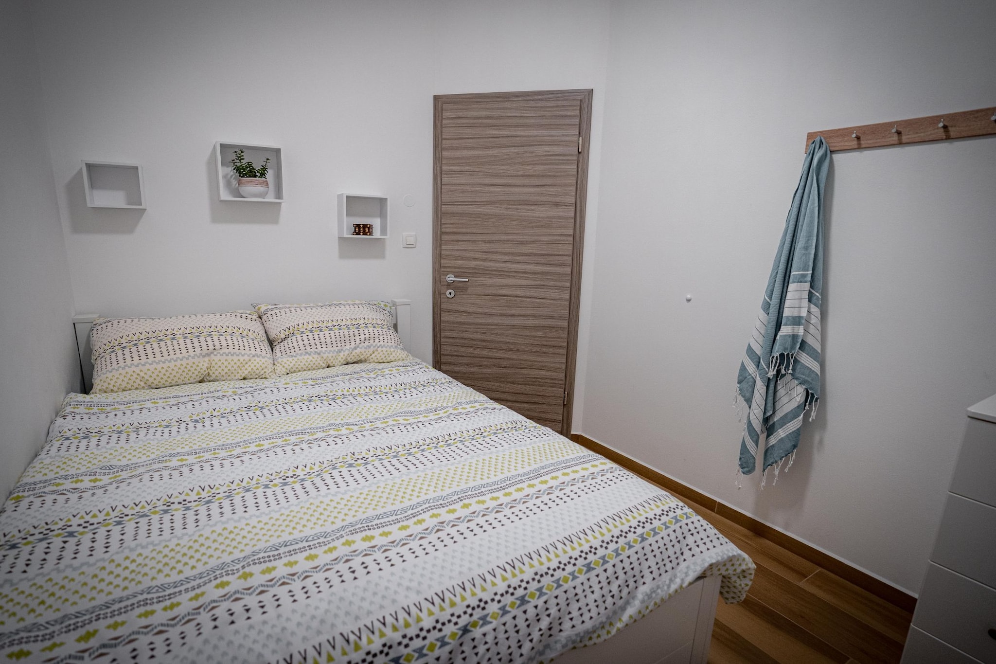Peaceful Oasis in Nature Holiday Home with Terrace and Sauna - Three Bedroom Holiday Home with Terrace and Sauna-Slaapkamer
