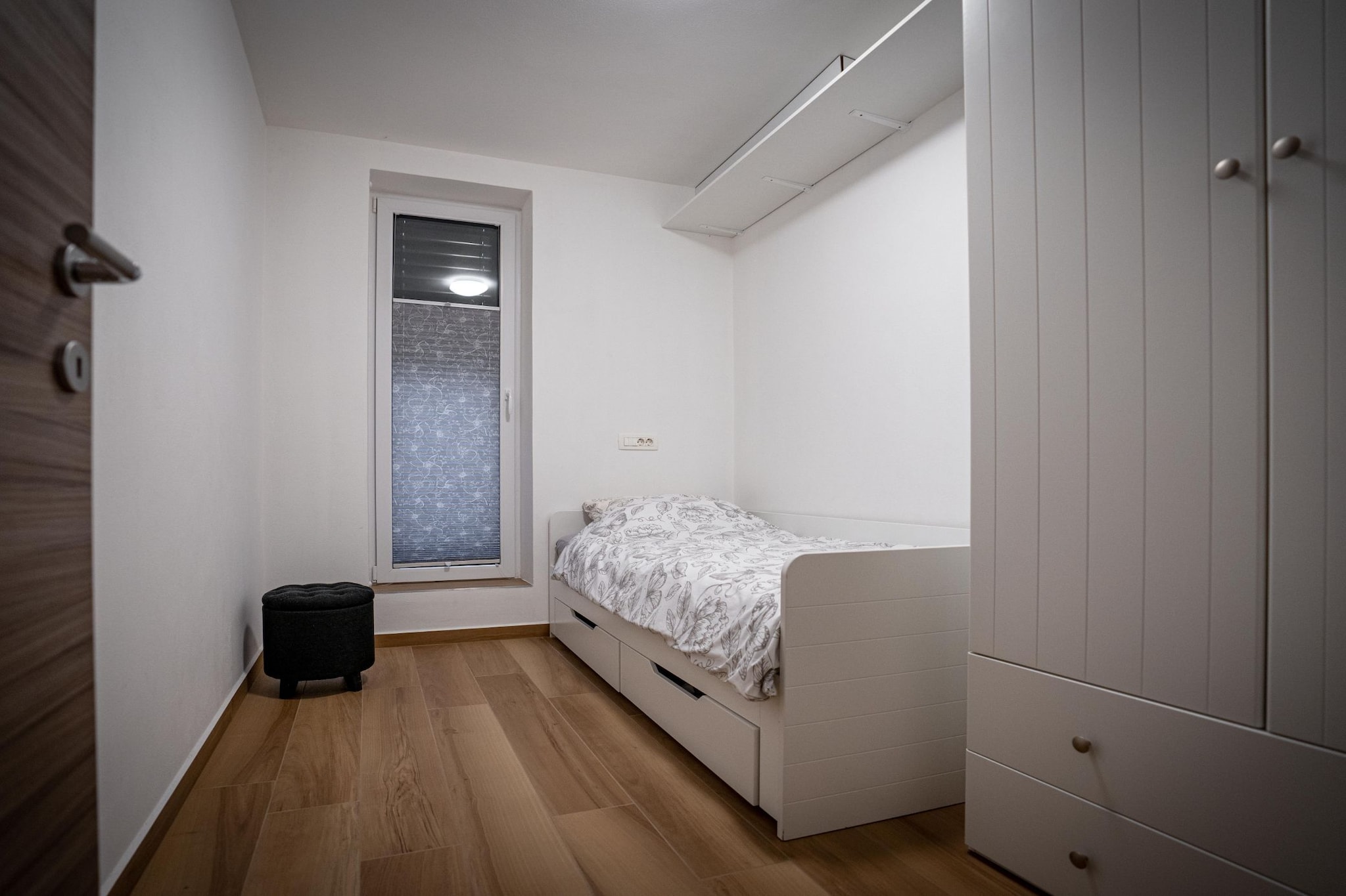 Peaceful Oasis in Nature Holiday Home with Terrace and Sauna - Three Bedroom Holiday Home with Terrace and Sauna-Slaapkamer