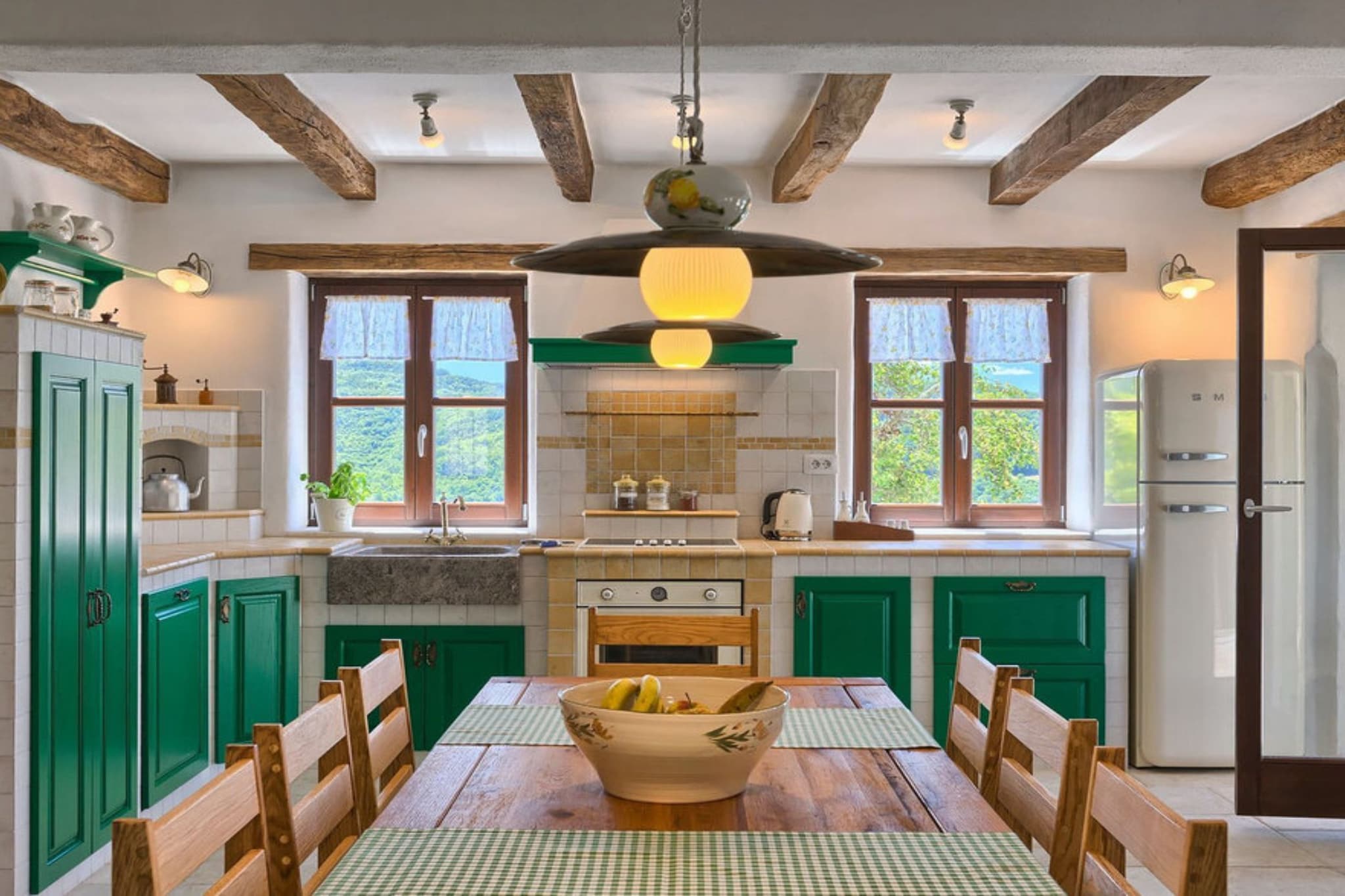 Authentic Villa Banić - Four Bedroom Villa With Pool-Küche