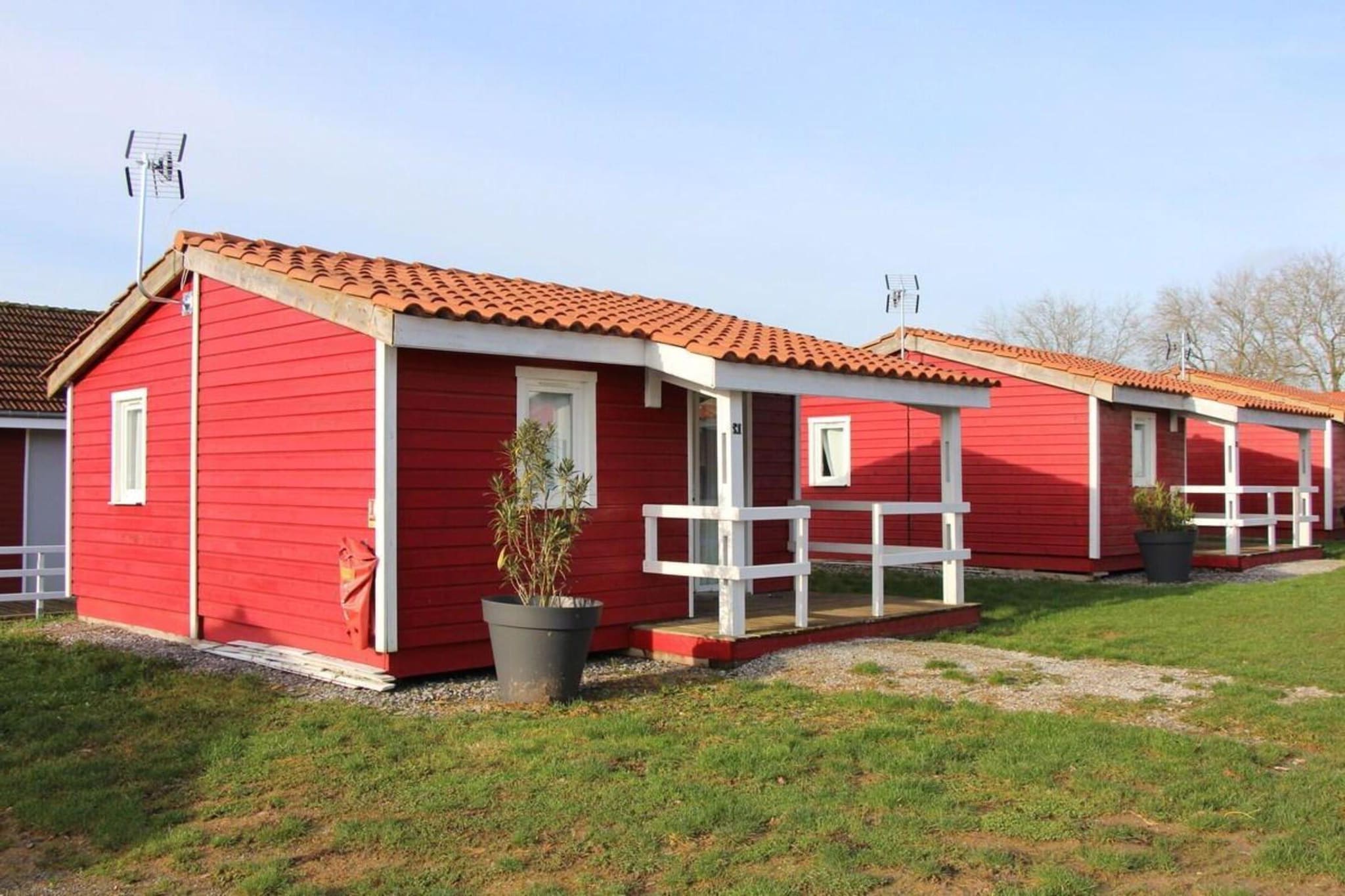 Wooden chalet-Terrasbalkon