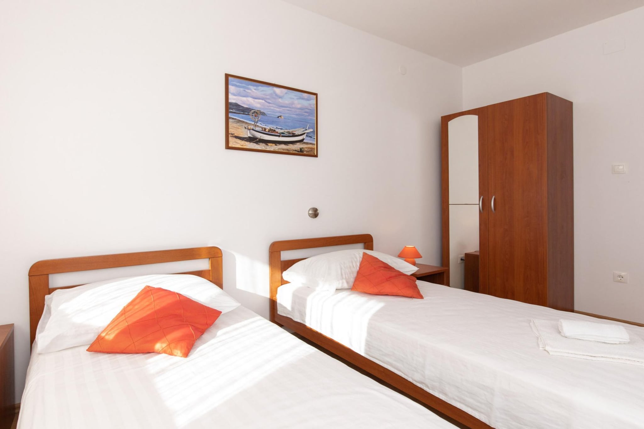 Scenic Elegant Apartments Krk with Balcony and Pool - Two Bedroom Apartment with Balcony and Pool (owner 1)-Chambre