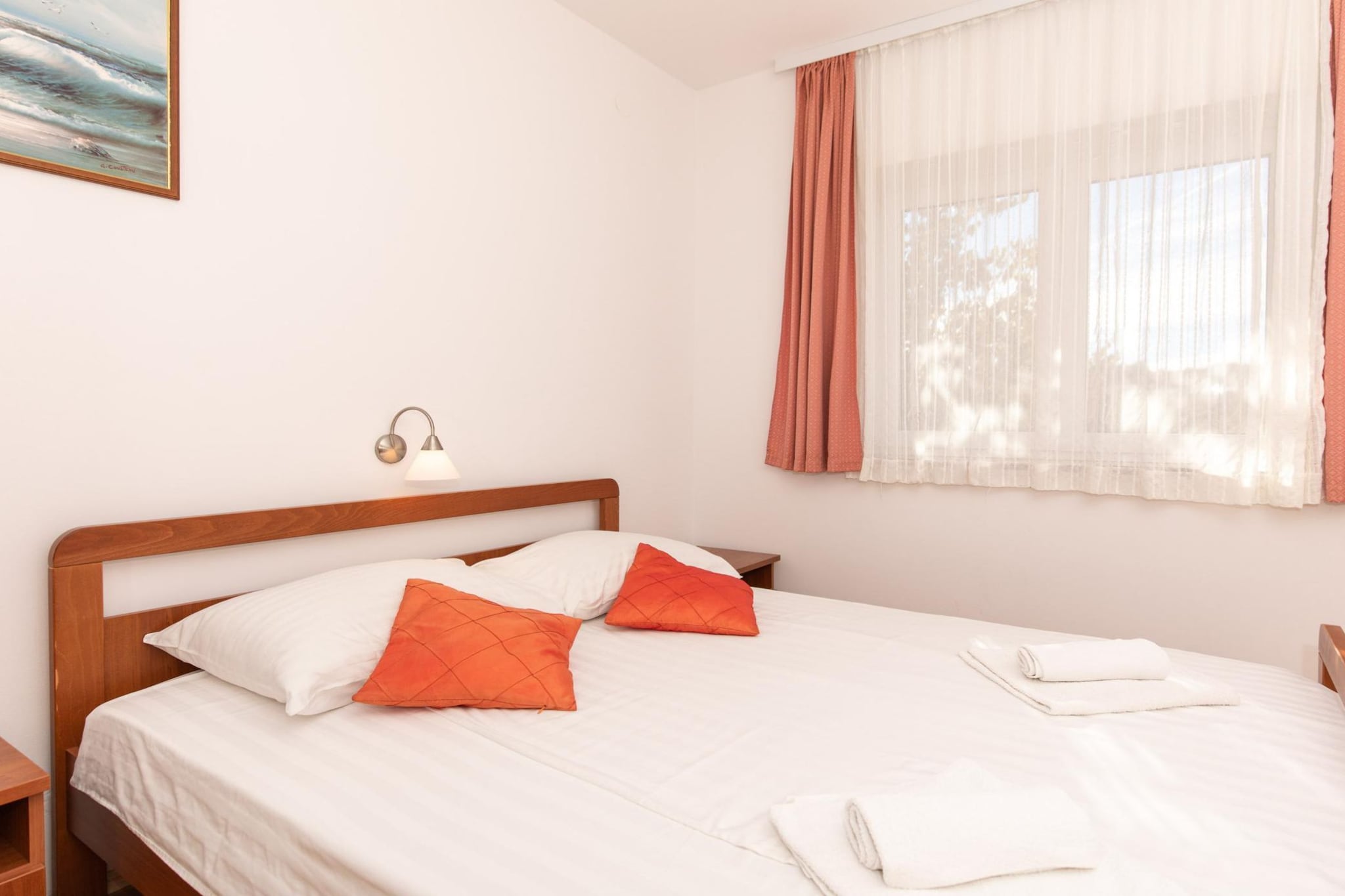 Scenic Elegant Apartments Krk with Balcony and Pool - Two Bedroom Apartment with Balcony and Pool (owner 1)-Chambre