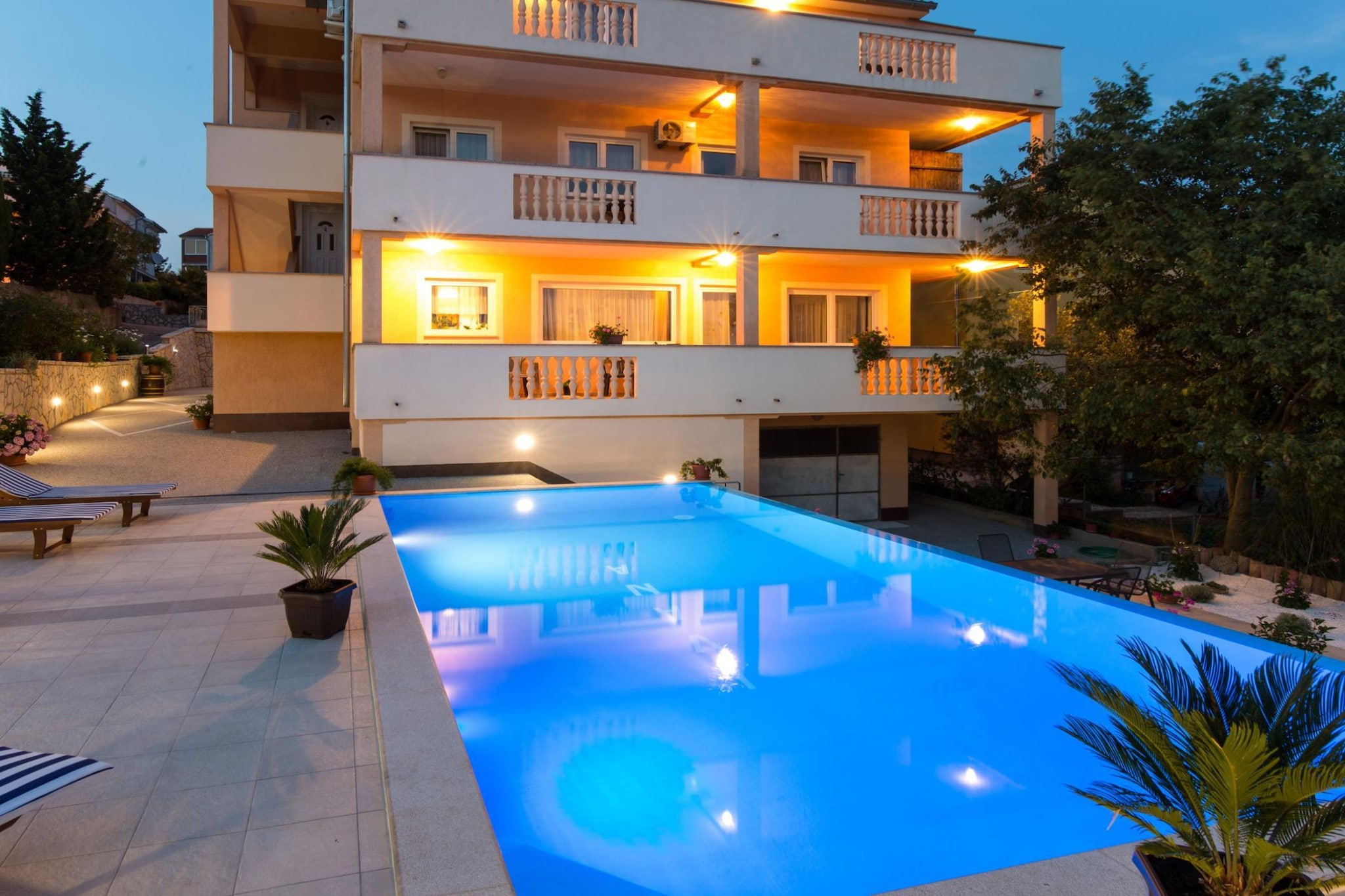 Scenic Elegant Apartments Krk with Balcony and Pool - Two Bedroom Apartment with Balcony and Pool (owner 1)-Piscine