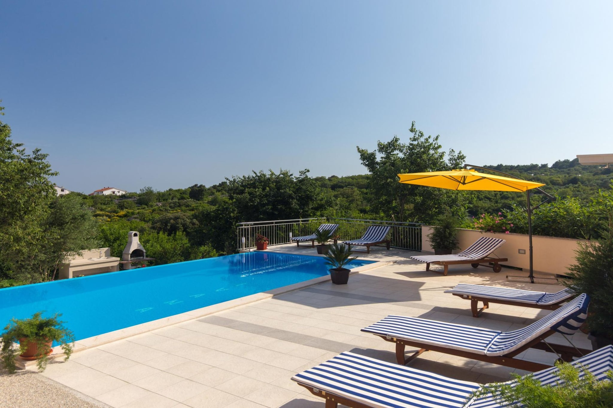 Scenic Elegant Apartments Krk with Balcony and Pool - Two Bedroom Apartment with Balcony and Pool (owner 1)-Piscine