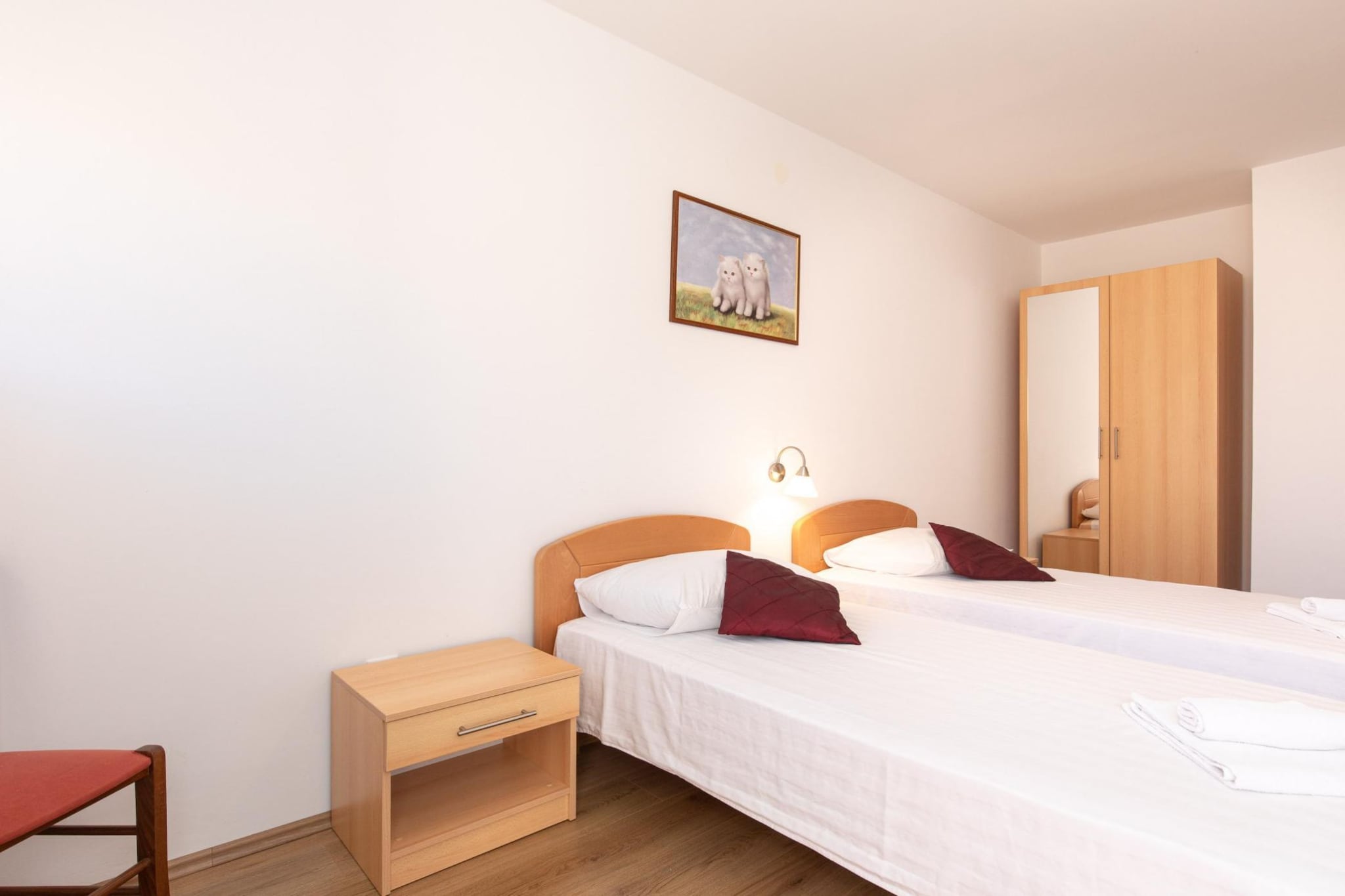 Scenic Elegant Apartments Krk with Balcony and Pool - Classic Two Bedroom Apartment with Balcony and Pool (owner 2)-Chambre