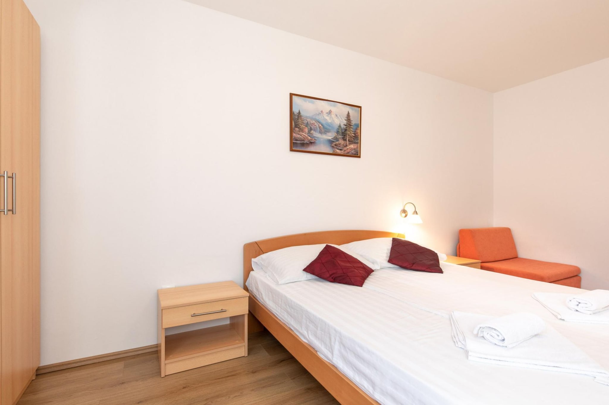 Scenic Elegant Apartments Krk with Balcony and Pool - Classic Two Bedroom Apartment with Balcony and Pool (owner 2)-Chambre