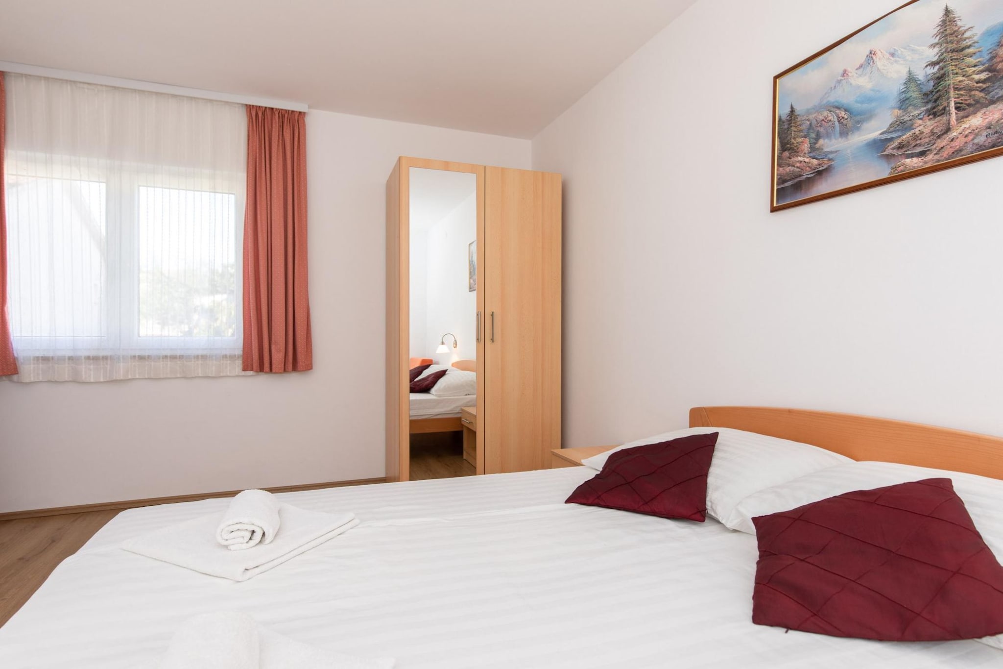 Scenic Elegant Apartments Krk with Balcony and Pool - Classic Two Bedroom Apartment with Balcony and Pool (owner 2)-Chambre