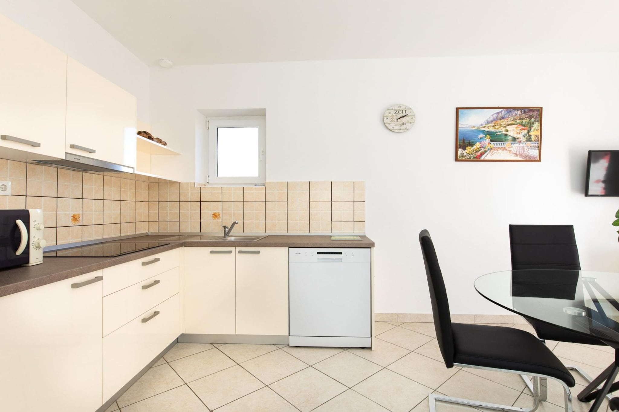 Scenic Elegant Apartments Krk with Balcony and Pool - Classic Two Bedroom Apartment with Balcony and Pool (owner 2)-Cuisine