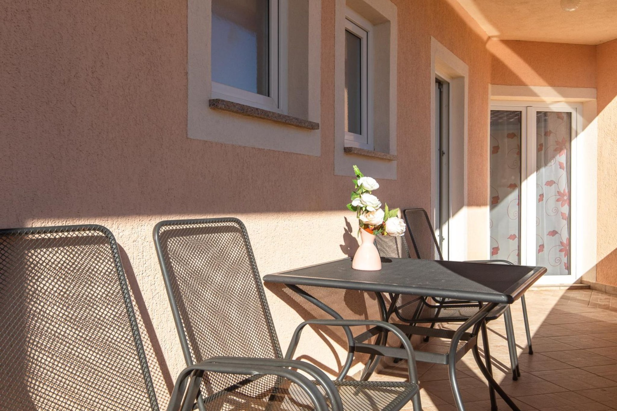 Scenic Elegant Apartments Krk with Balcony and Pool - Classic Two Bedroom Apartment with Balcony and Pool (owner 2)-Balcon-terrasse