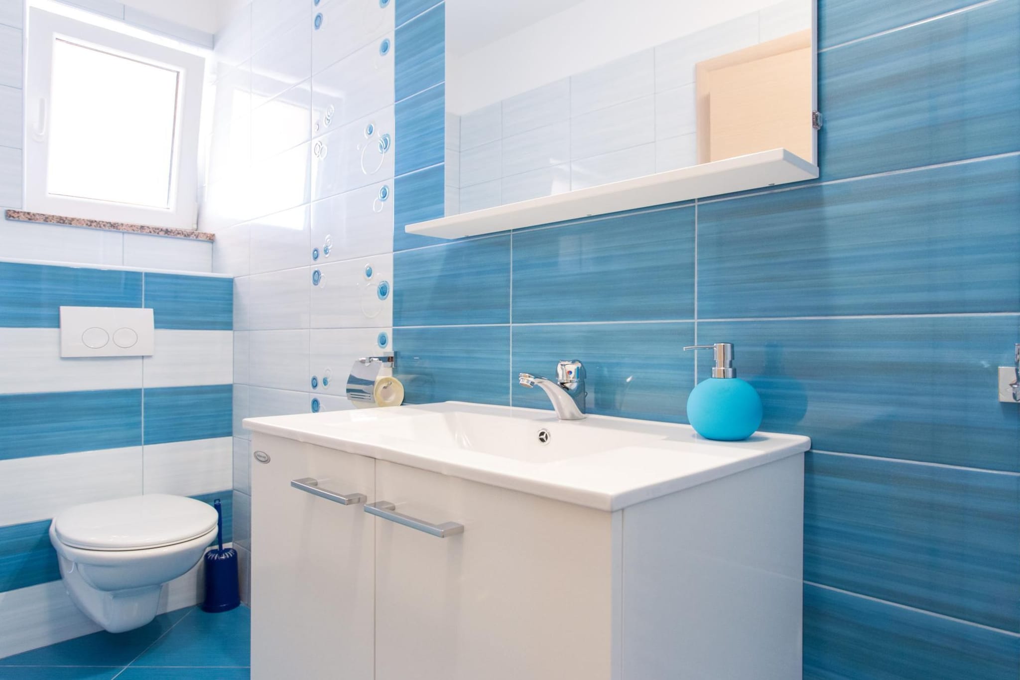 Scenic Elegant Apartments Krk with Balcony and Pool - Standard Two Bedroom Apartment with Balcony and Pool (owner 3)-Salle de bain