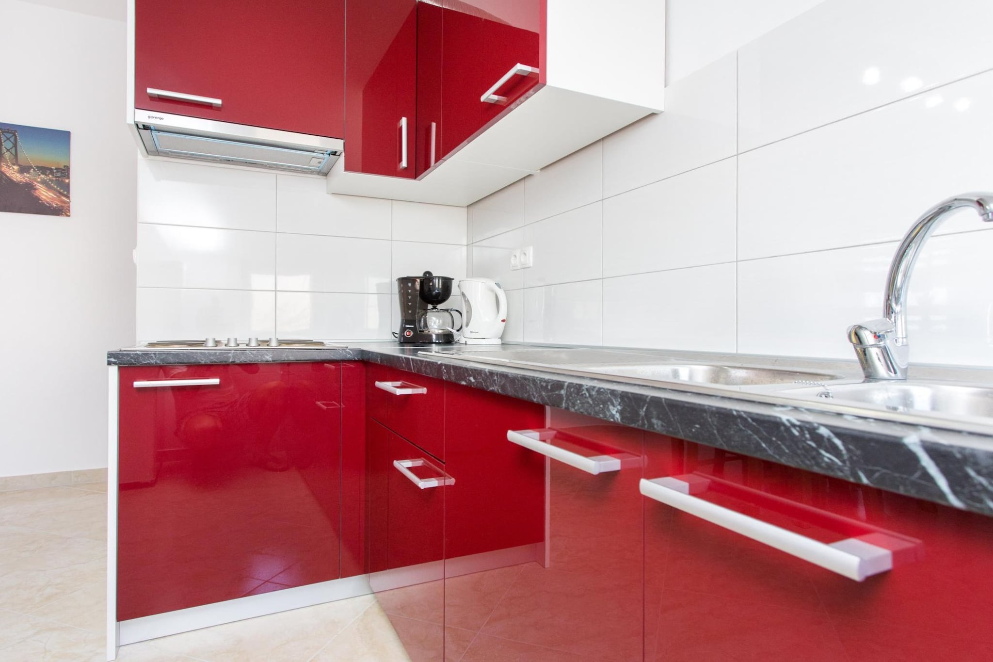 Scenic Elegant Apartments Krk with Balcony and Pool - Comfort Two Bedroom Apartment with Balcony and Pool (owner 4)-Cuisine