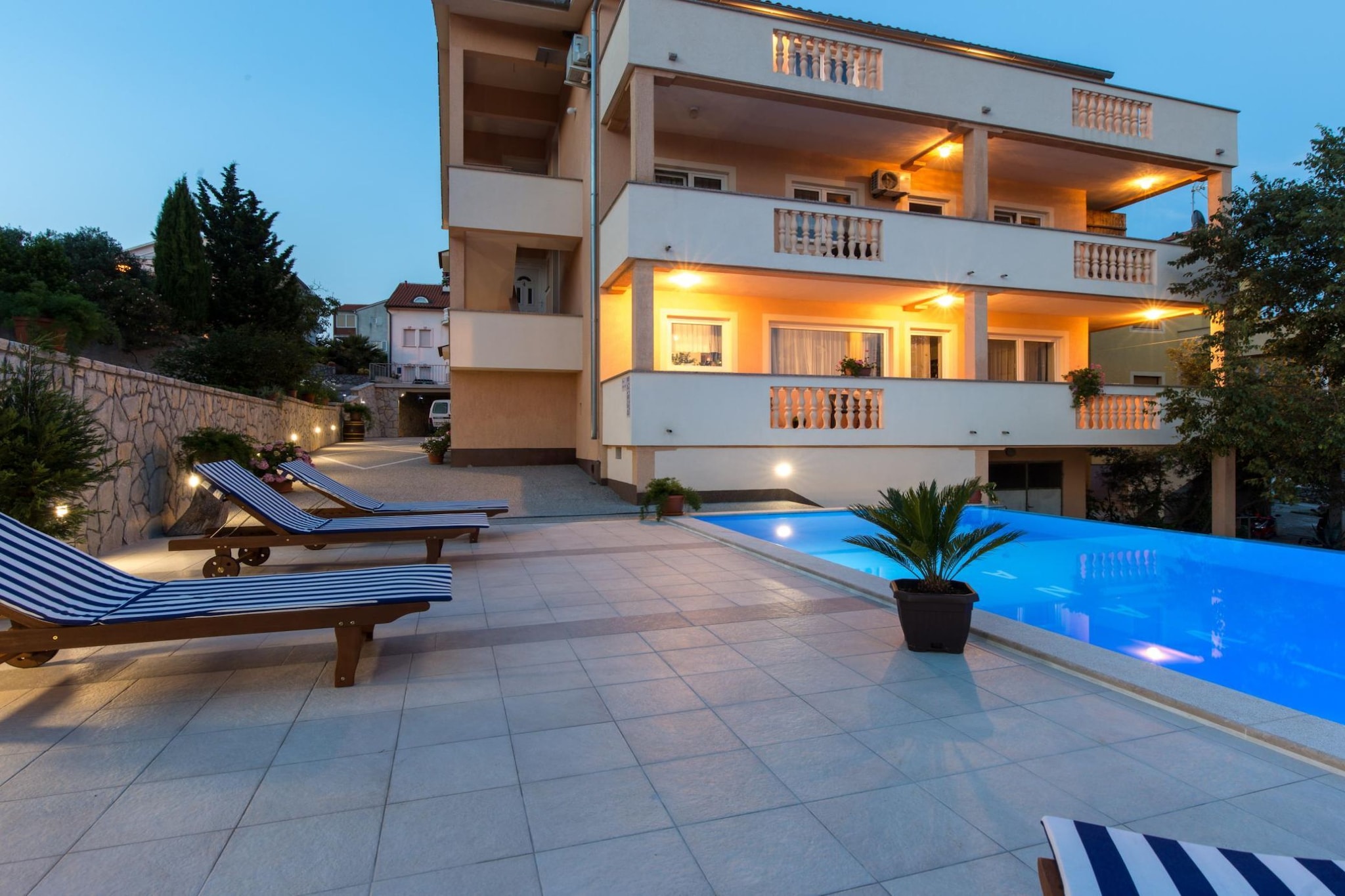 Scenic Elegant Apartments Krk with Balcony and Pool - Comfort Two Bedroom Apartment with Balcony and Pool (owner 4)-Piscine