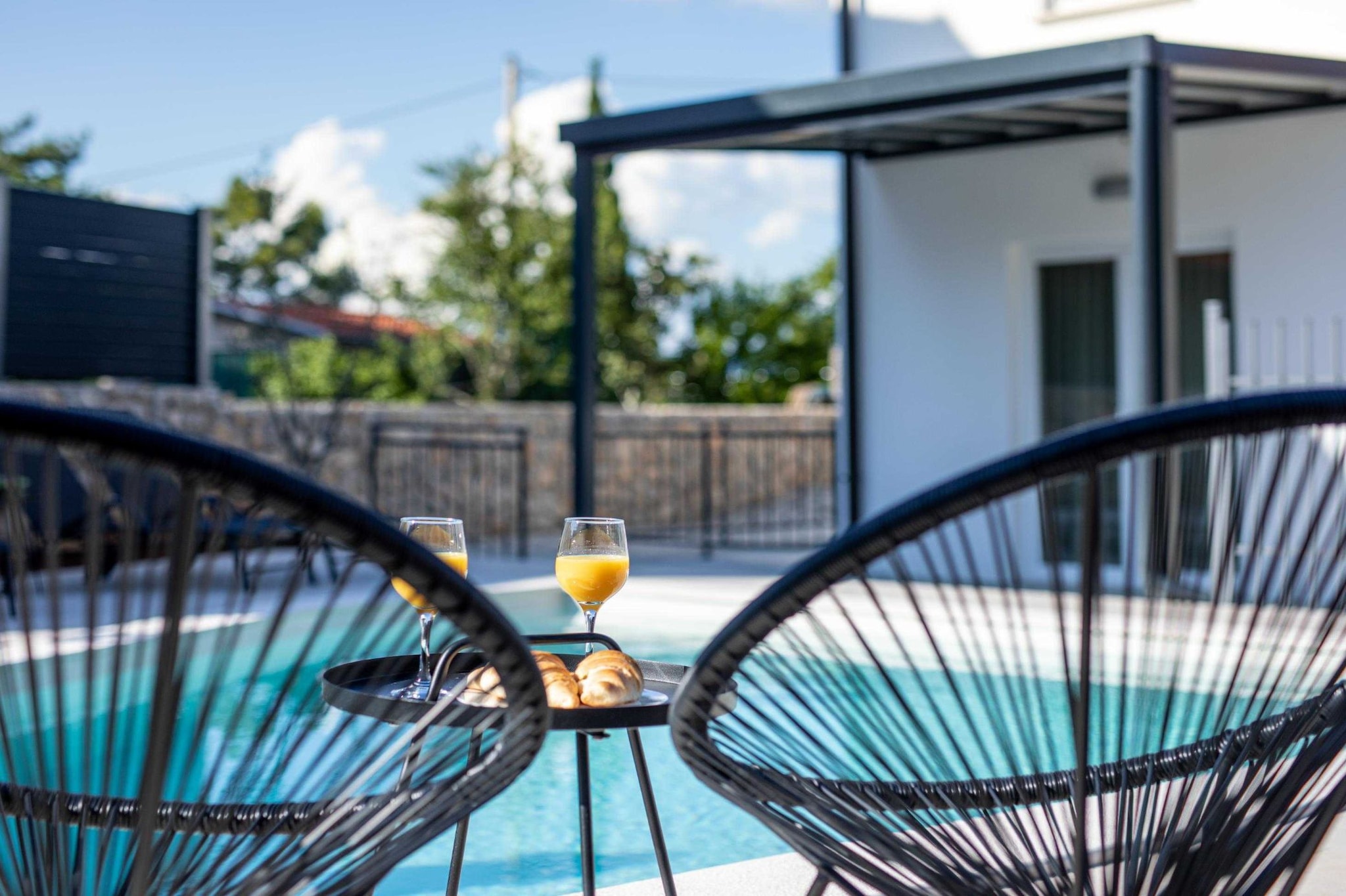 Luxury Krk Villa with Private Pool and Gardens - Three Bedroom Villa-Zwembad