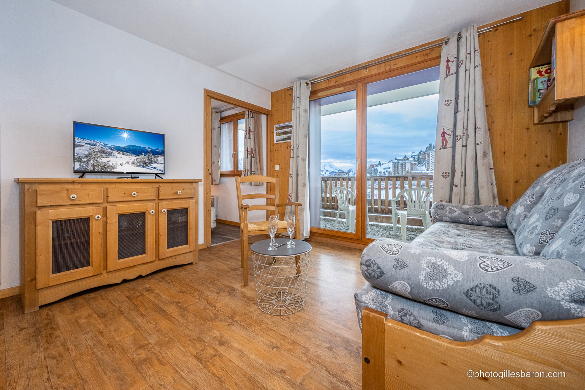 Apartment in Orcières by Ski Slopes & Pool