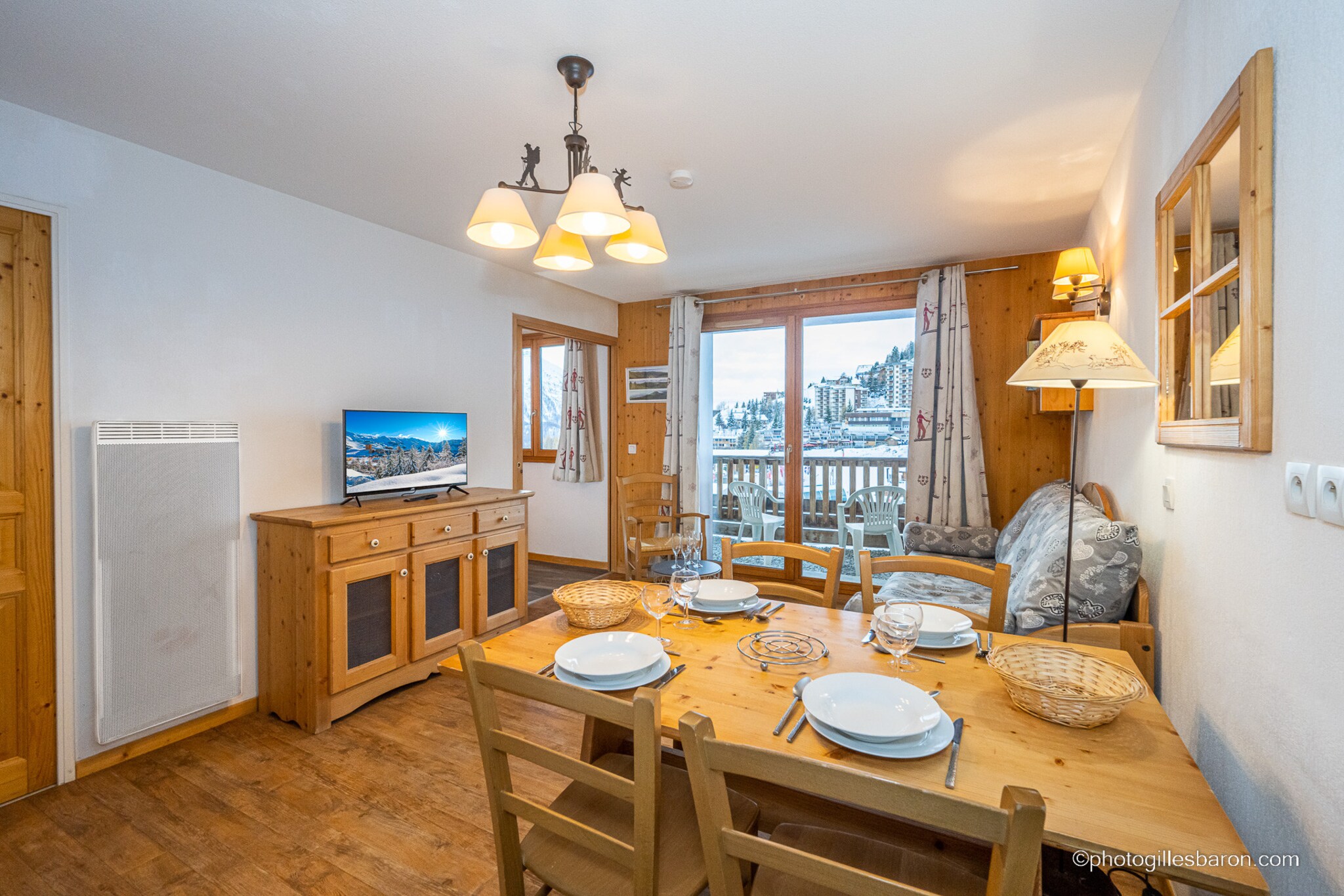 Apartment in Orcières by Ski Slopes & Pool