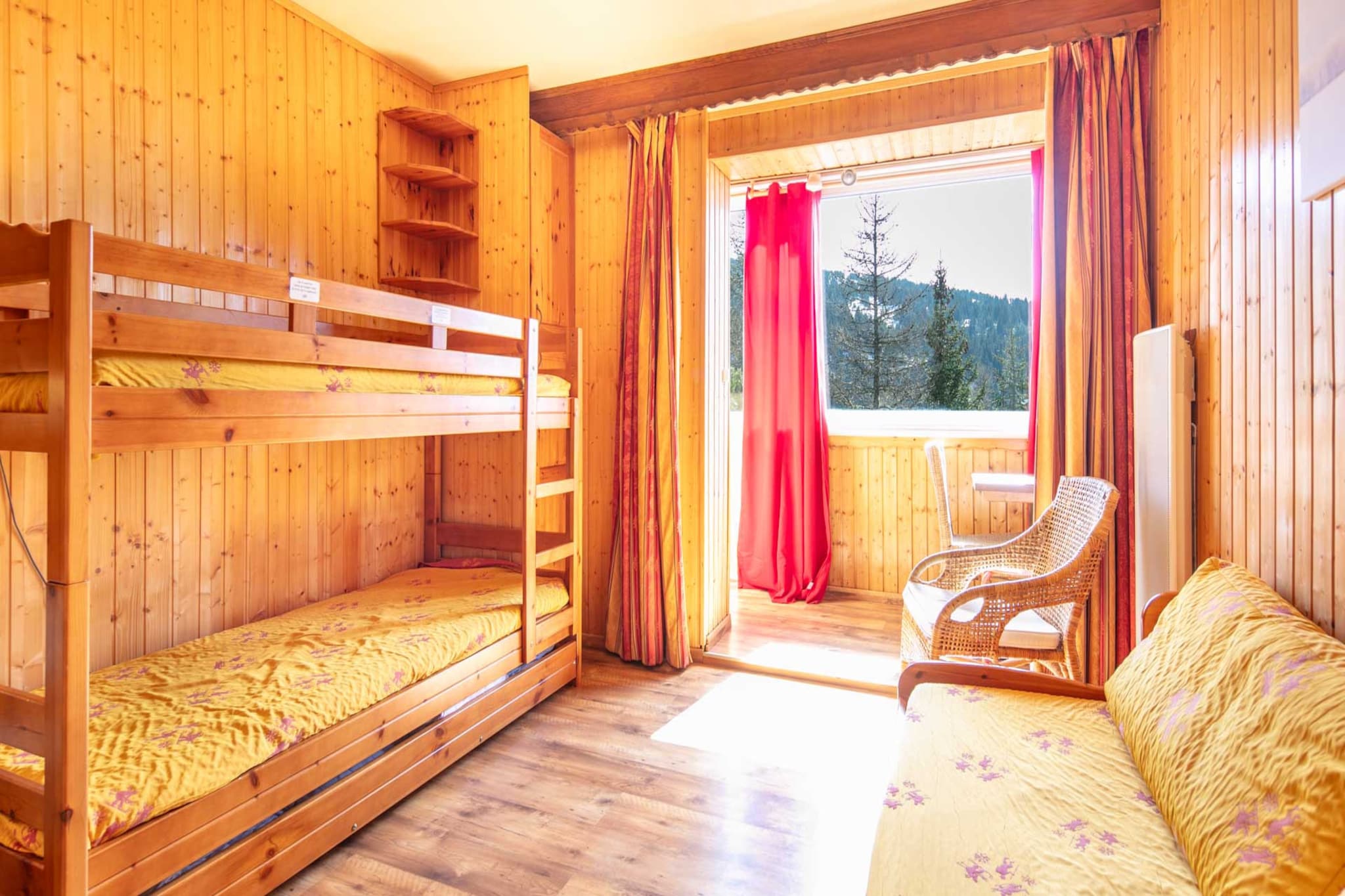 Living room(single sofa bed, single sofa bed, double sofa bed, TV), Kitchen(electric kettle, toaster, coffee machine, oven, microwave, dishwasher, fridge, dishes and cutlery), bedroom(bunk bed), bathroom(bath tub), Garden Furniture , balcony, iron, hairdryer