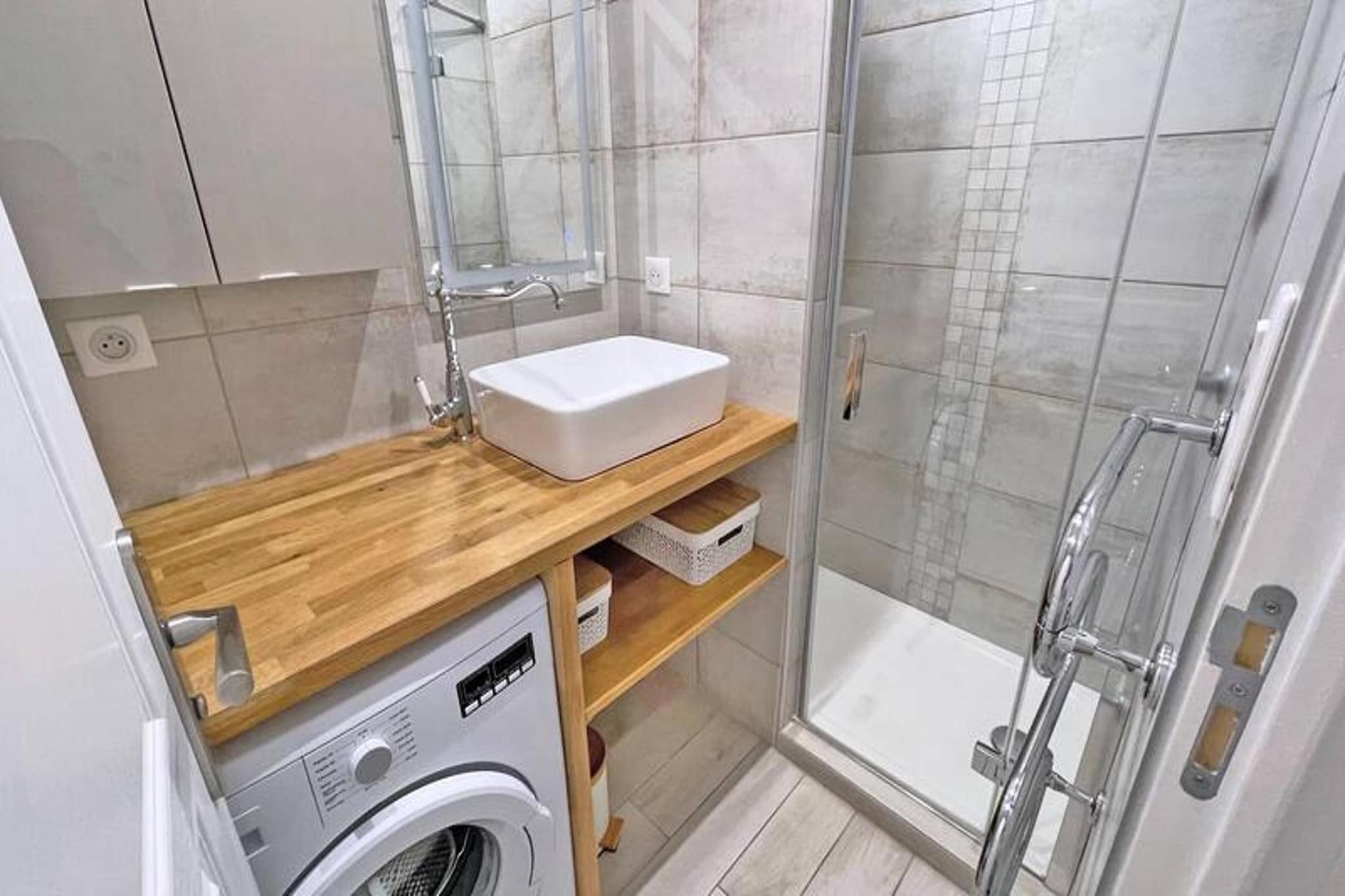 Résidence Golfe Bleu-Badkamer