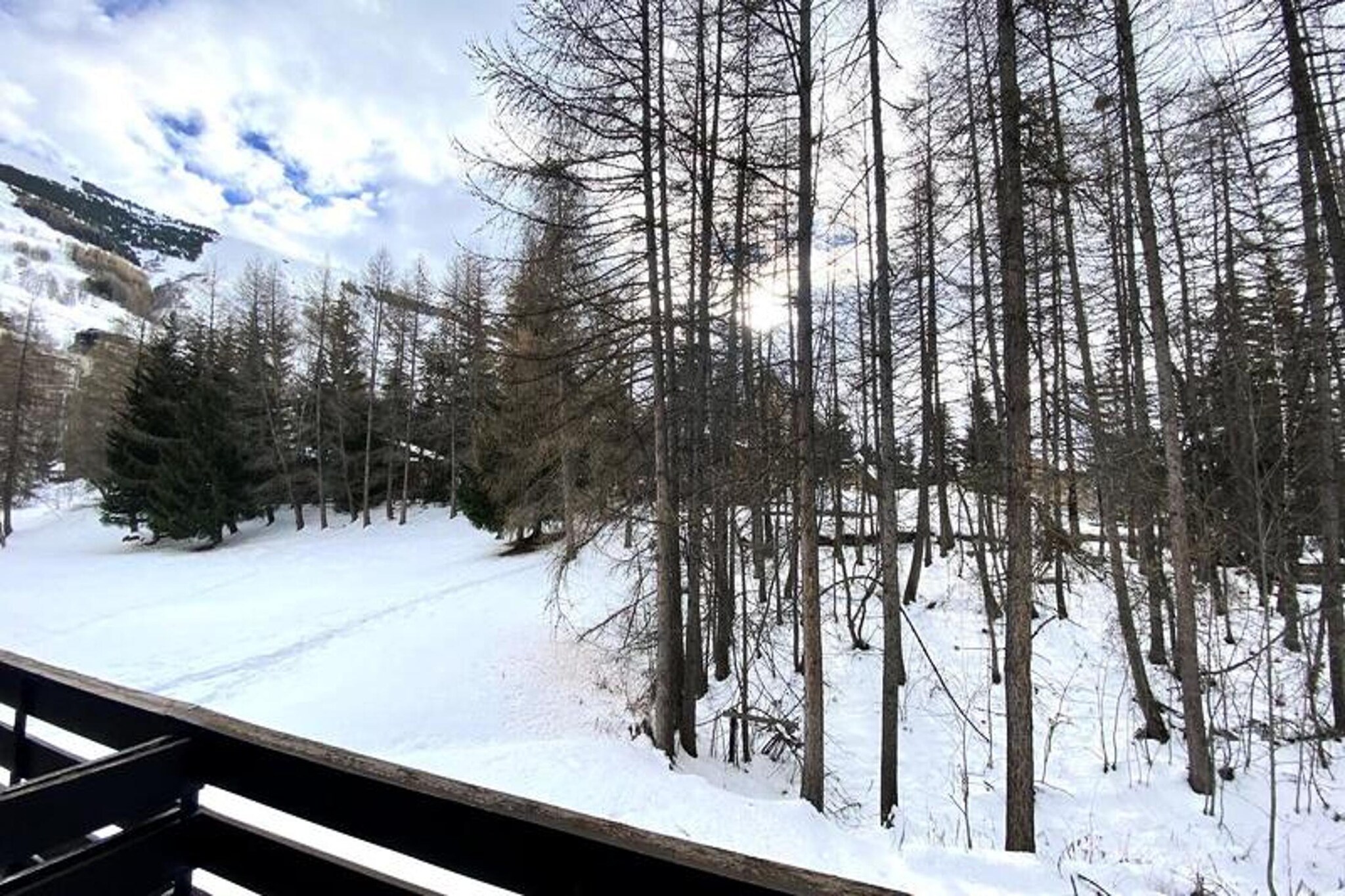 Boost your mountain vacation with this well-appointed apartment, offering a peaceful stay in a quiet area. With a capacity of 4 beds, this property features a spacious living room with a large bay window that opens onto a 12 m² terrace. Enjoy stunning views of the surrounding wooded land, and relax in the large sleeping area. The apartment also includes a bathroom and a separate toilet. It is pet-free and does not provide bed linen or towels, which are available for an additional cost.

Located at the foot of the green slope in the Champame sector, this apartment offers easy access to nearby amenities, including shops, cafes, and markets. A free shuttle stop is situated right at the foot of the residence, making it easy to explore the resort and reach other attractions. Whether you want to enjoy local cafes or take part in mountain activities, this apartment’s central location provides convenient access to everything you need.

The apartment is fully equipped with a kitchen and offers all the essential appliances to prepare meals during your stay. The spacious living area provides comfort after a day on the slopes, and a ski locker is available for your gear. Additionally, residence parking ensures that your vehicle is conveniently parked during your visit. End-of-stay cleaning is included for your convenience.
