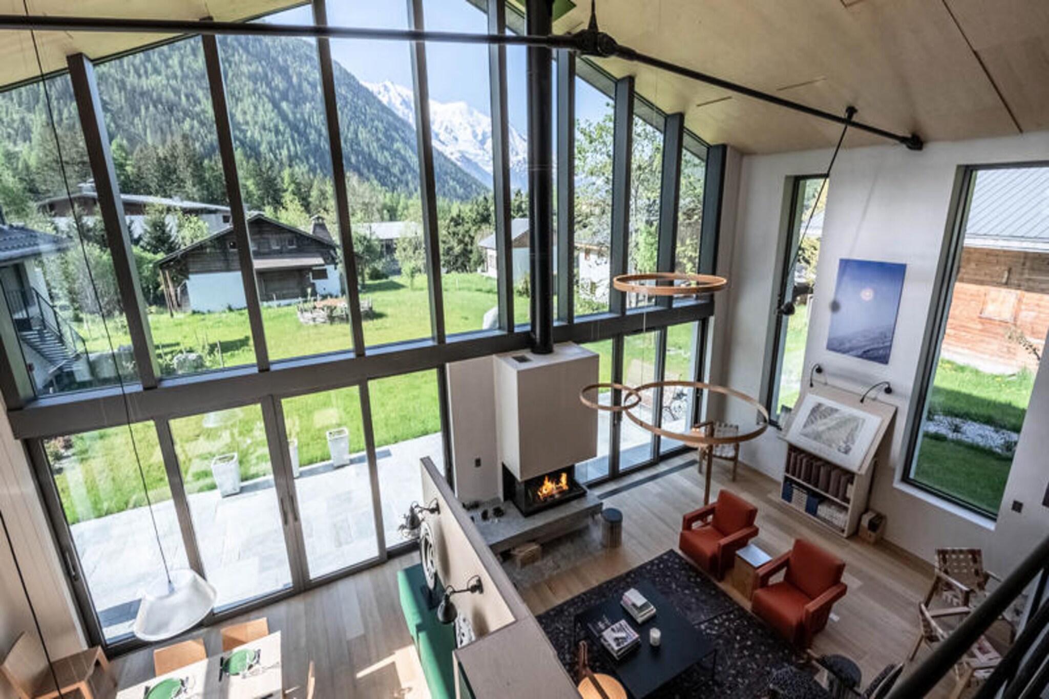 This luxurious 360m² chalet, classified as 5*, offers a contemporary and spacious retreat in the peaceful old village of Argentière. With ample living space, the chalet features a cozy living room with a fireplace and grand piano (upon request), a dining area, and a fully equipped kitchen with modern amenities including an oven, steam oven, induction hob, and two dishwashers. Guests can enjoy stunning views of the Mont-Blanc range from the large terrace, which is surrounded by a beautiful garden. The property also includes a garage for 4 cars, a sauna, and a ski room.

Located just 350 meters from the bus stop (La Fis) and 500 meters from the SNCF station, the chalet provides easy access to public transport, while also being close to the shops and amenities in the center of Argentière. The surrounding area offers access to outdoor activities such as skiing and hiking, making it an ideal location for nature enthusiasts. The vibrant town of Chamonix is just 10.3 km away, with its cafés, markets, and attractions.

The chalet features six luxurious bedrooms, including a master suite with a Japanese bath and stunning Mont-Blanc views. There are also multiple en suite bedrooms, a children's bedroom with bunk beds, and a TV lounge with a wood stove. The property also provides several bathrooms, a laundry room with washing machines and dryers, and mid-stay cleaning. Please note that pets are not accepted, and a deposit is required for booking.