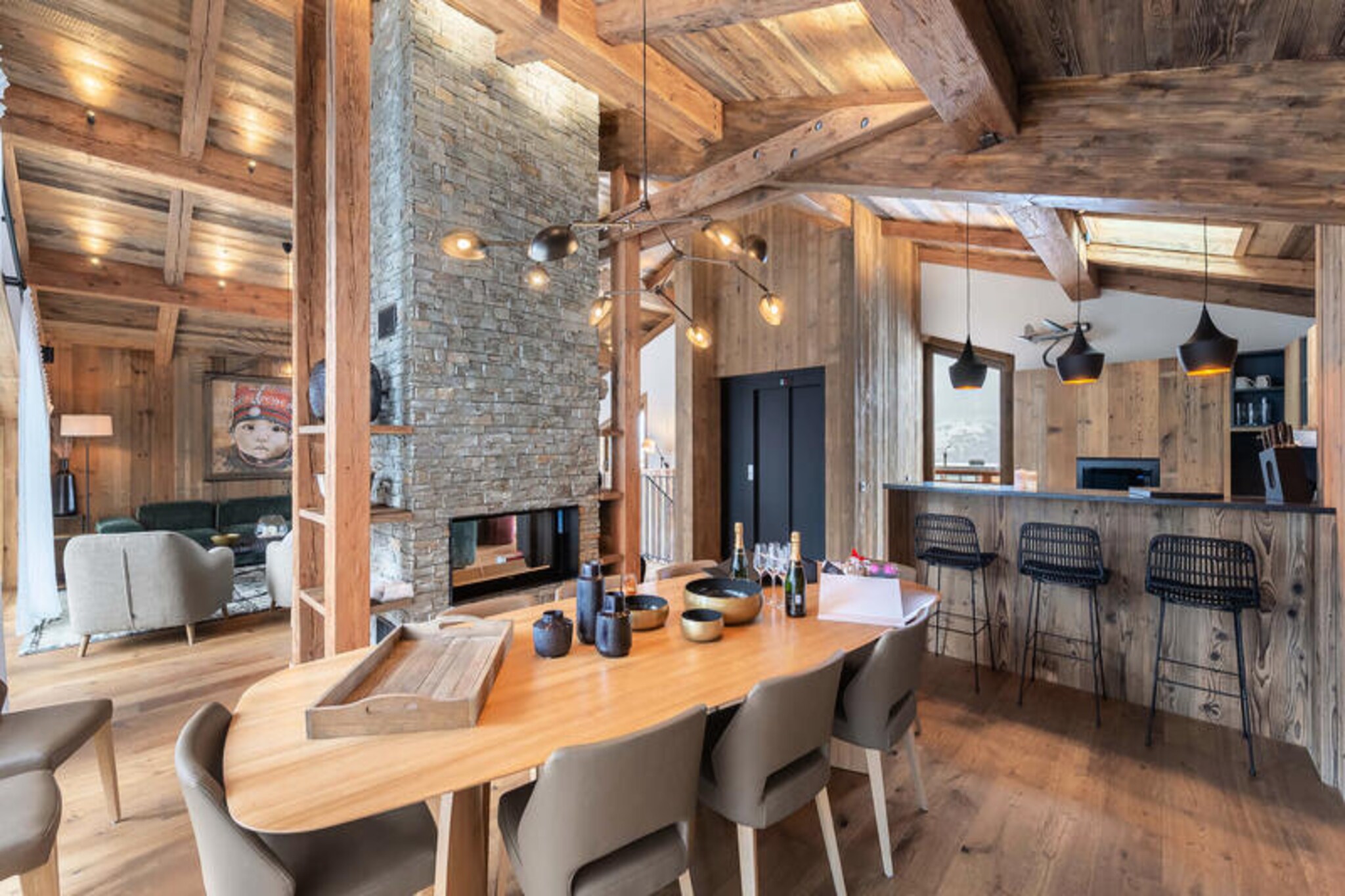 Chalet in Courchevel with Pool & Ski Access