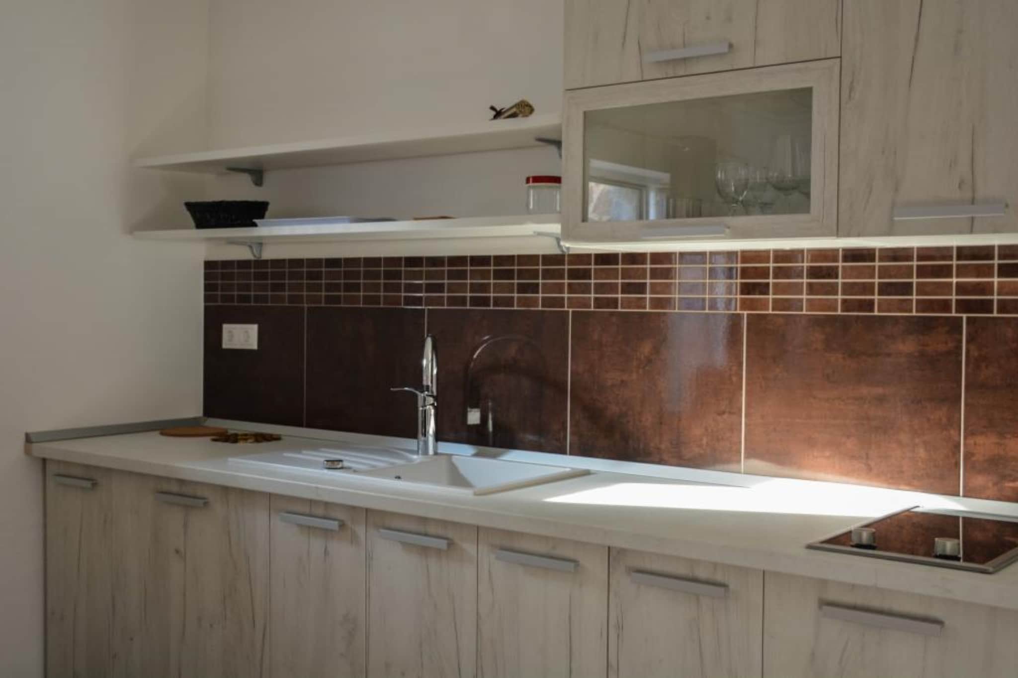 Zevnik Quiet Retreat with Stunning Views and Equestrian Activities - Standard One Bedroom Apartment-Keuken